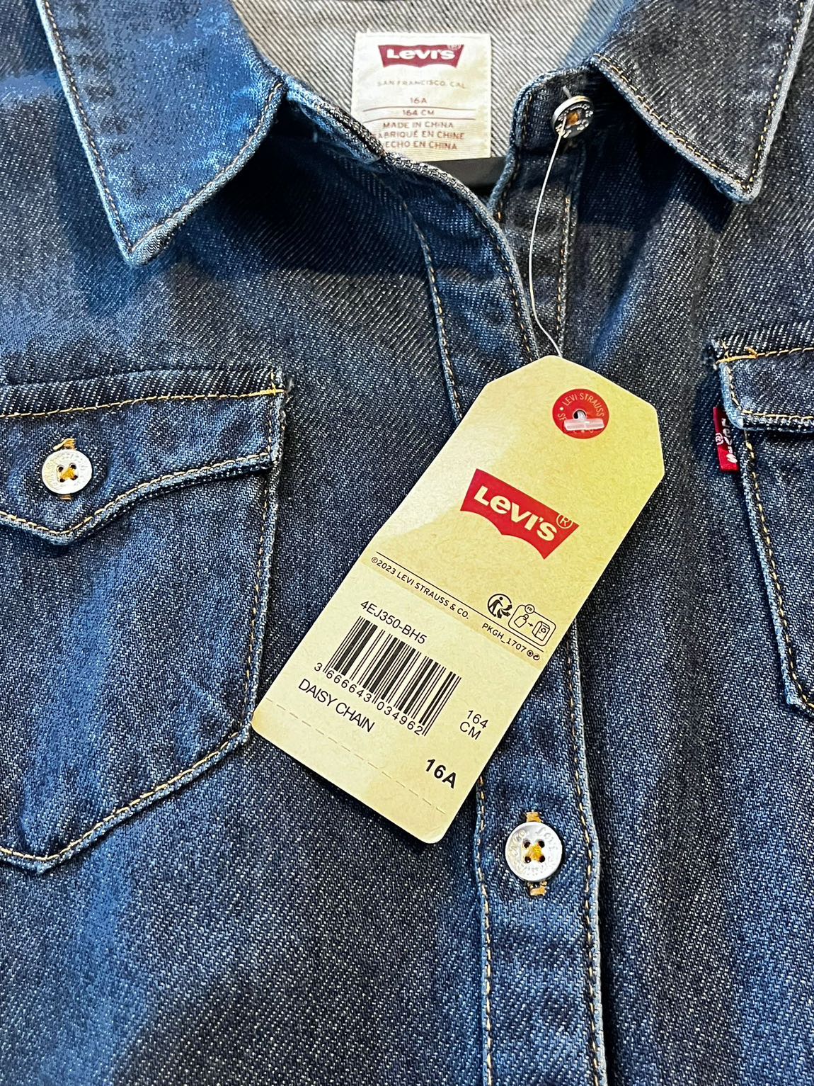 Mavi Kot Elbise// Denim elbise — görsel 5/8