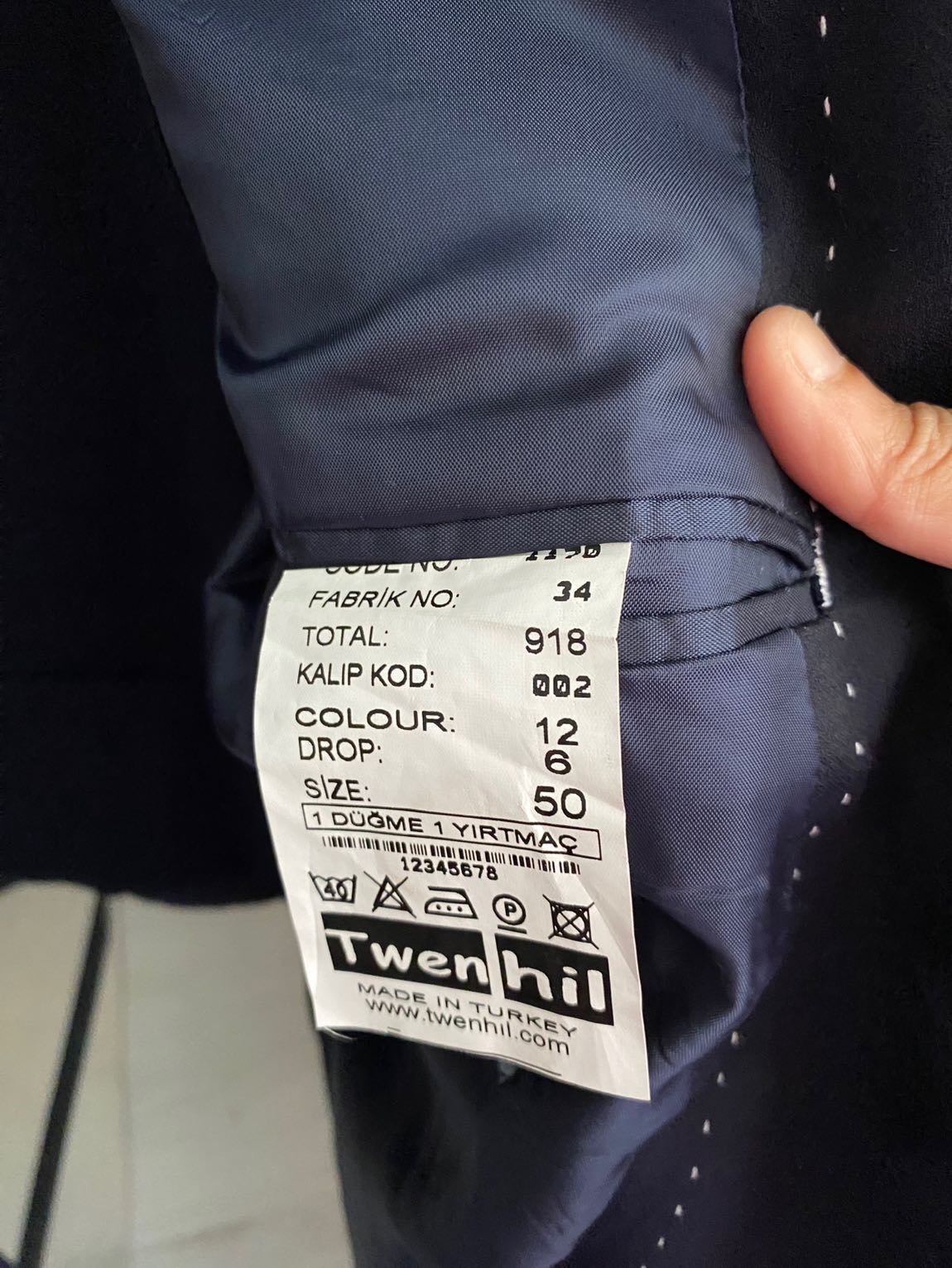 Lacivert Klasik Pantolon yelek ceket — görsel 5/6