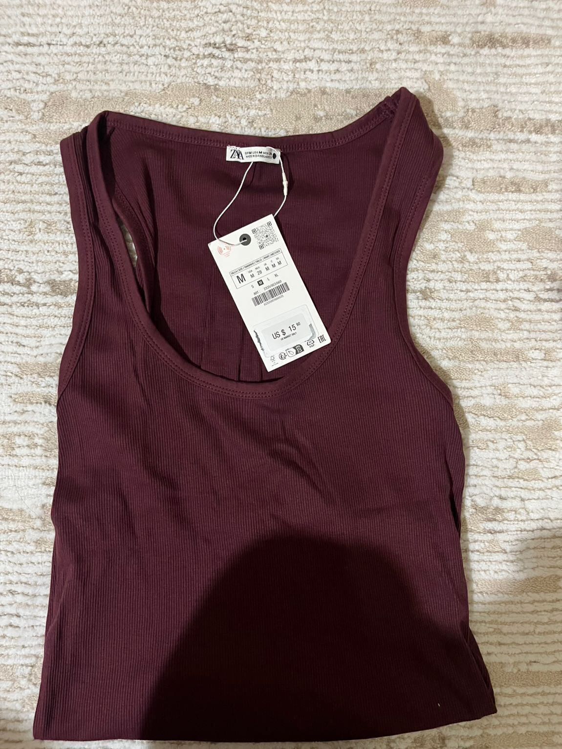 zara pamuklu basic atlet — görsel 2/3