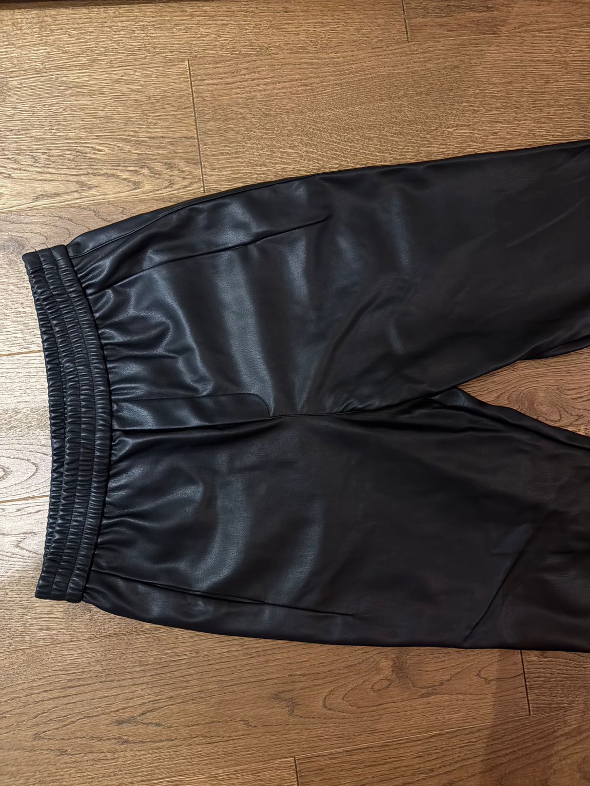 Zara Suni Deri Jogger Pantolon — görsel 6/6