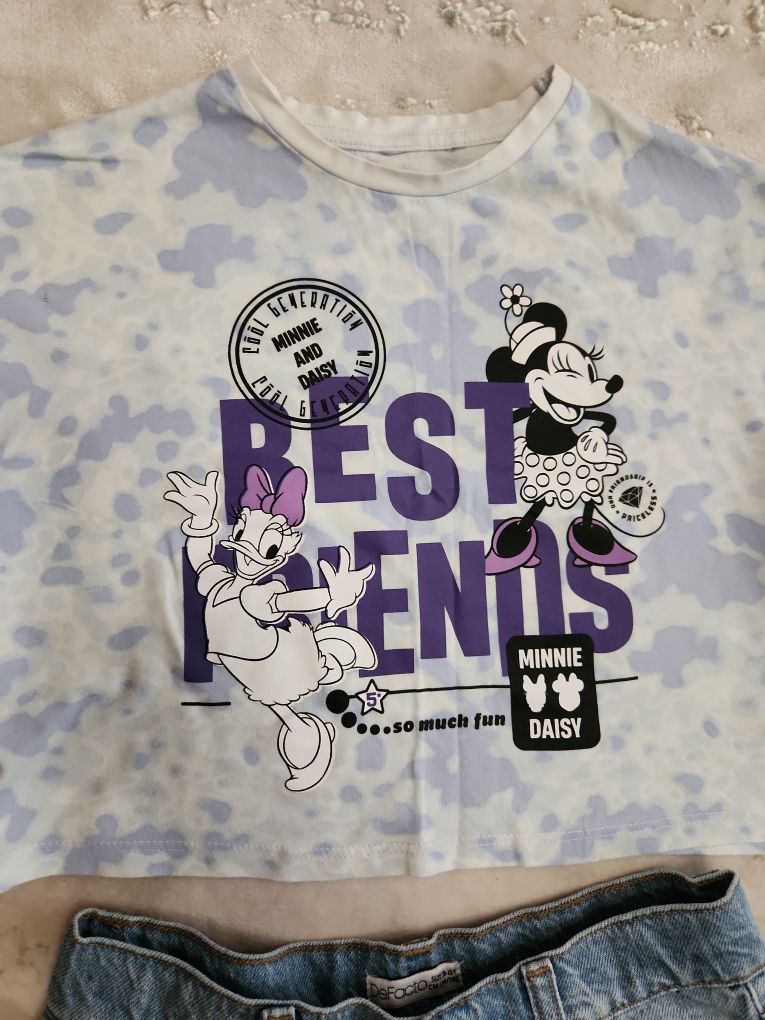 Disney Minnie Mouse Tişört ve Kot Şort — görsel 4/6
