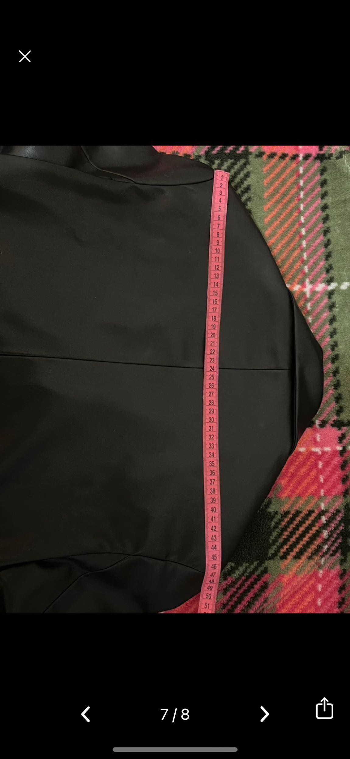 Bershka Siyah Deri Blazer Ceket — görsel 8/11