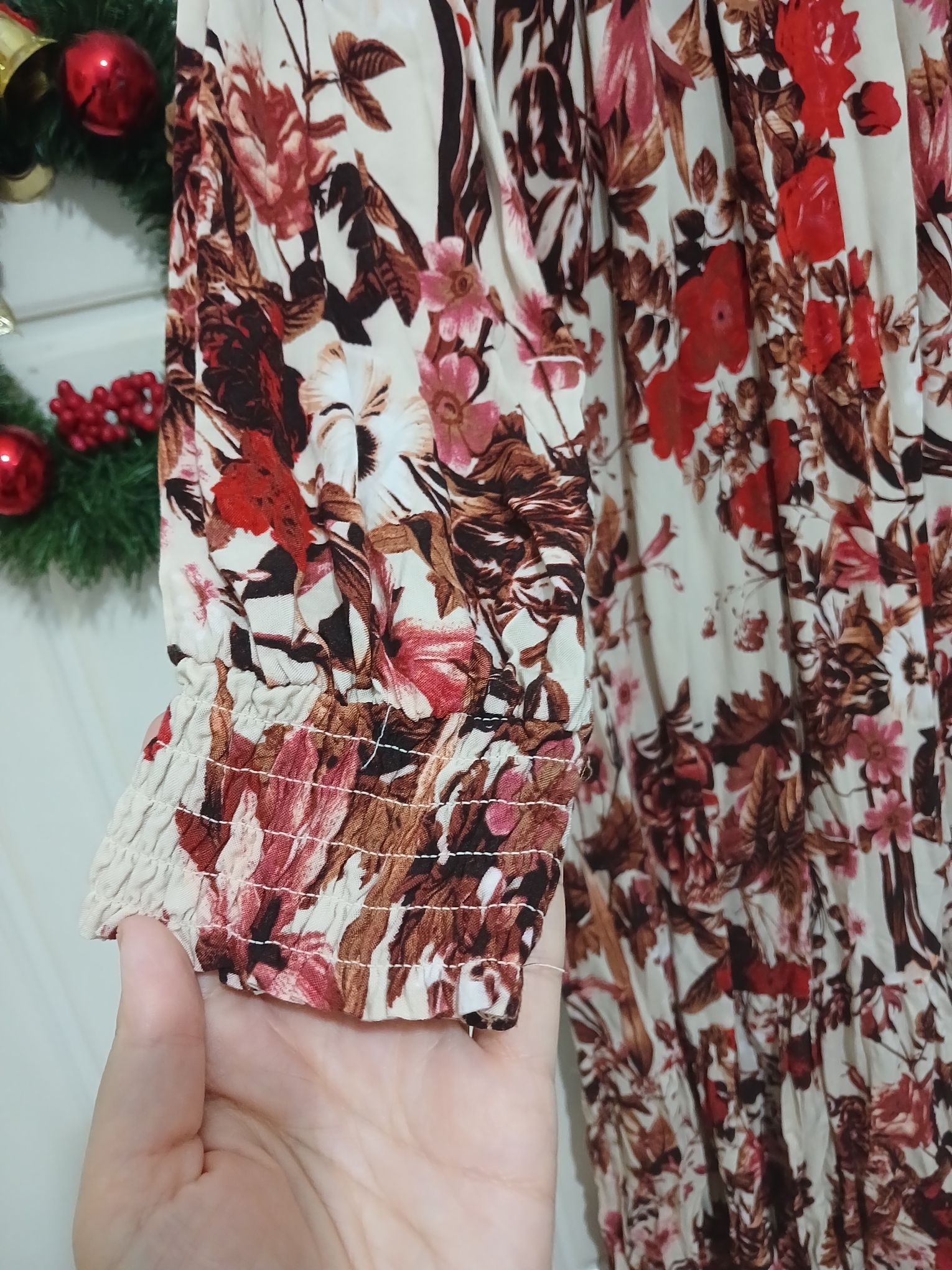 H&M Çiçek Desenli Elbise — görsel 4/5
