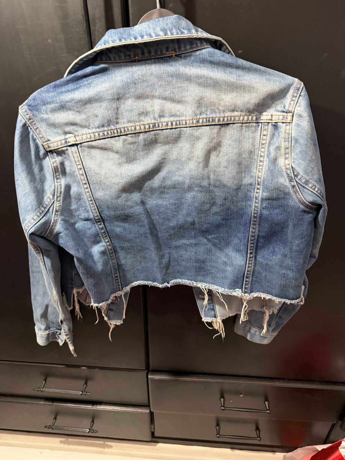 Mavi denim y2k killstar crop Kot Ceket — görsel 5/5