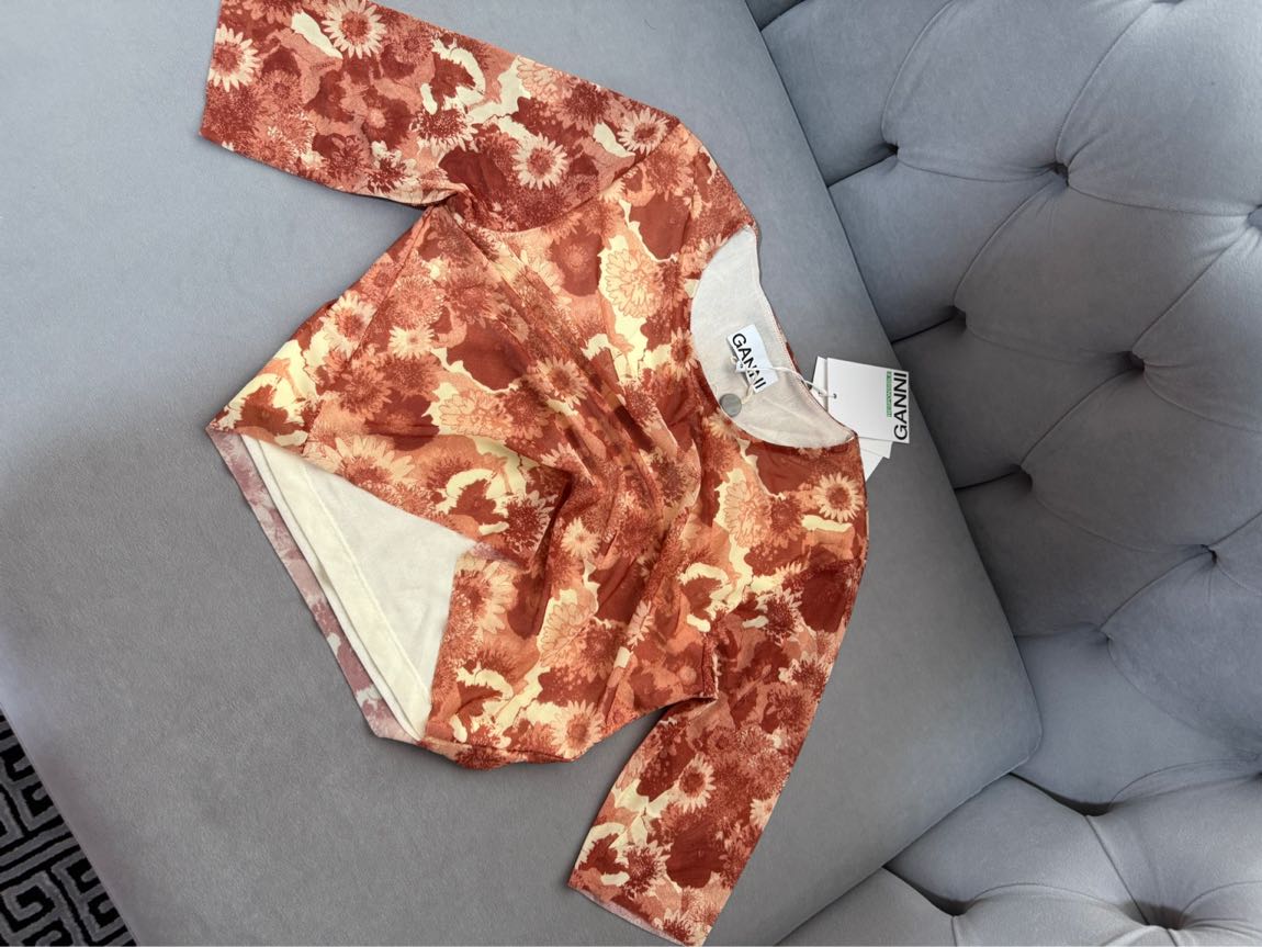Orijinal GANNI Crop Top — görsel 7/8