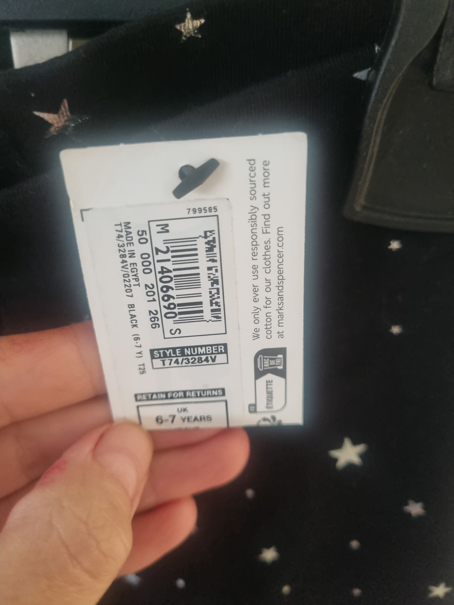 m&s gümüş yıldızlı pırıltılı tayt — görsel 4/4