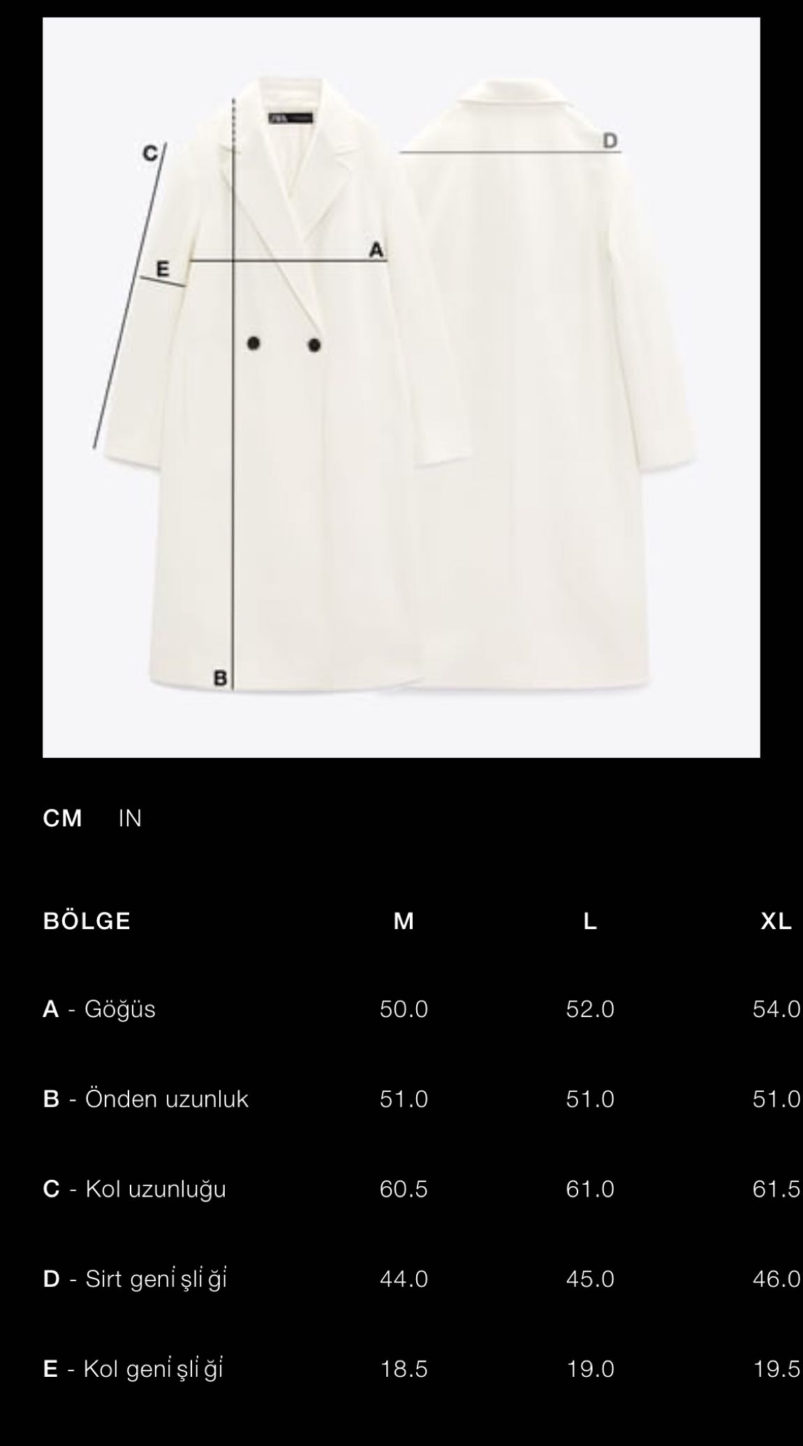ZARA PELUŞ CEKET — görsel 4/8