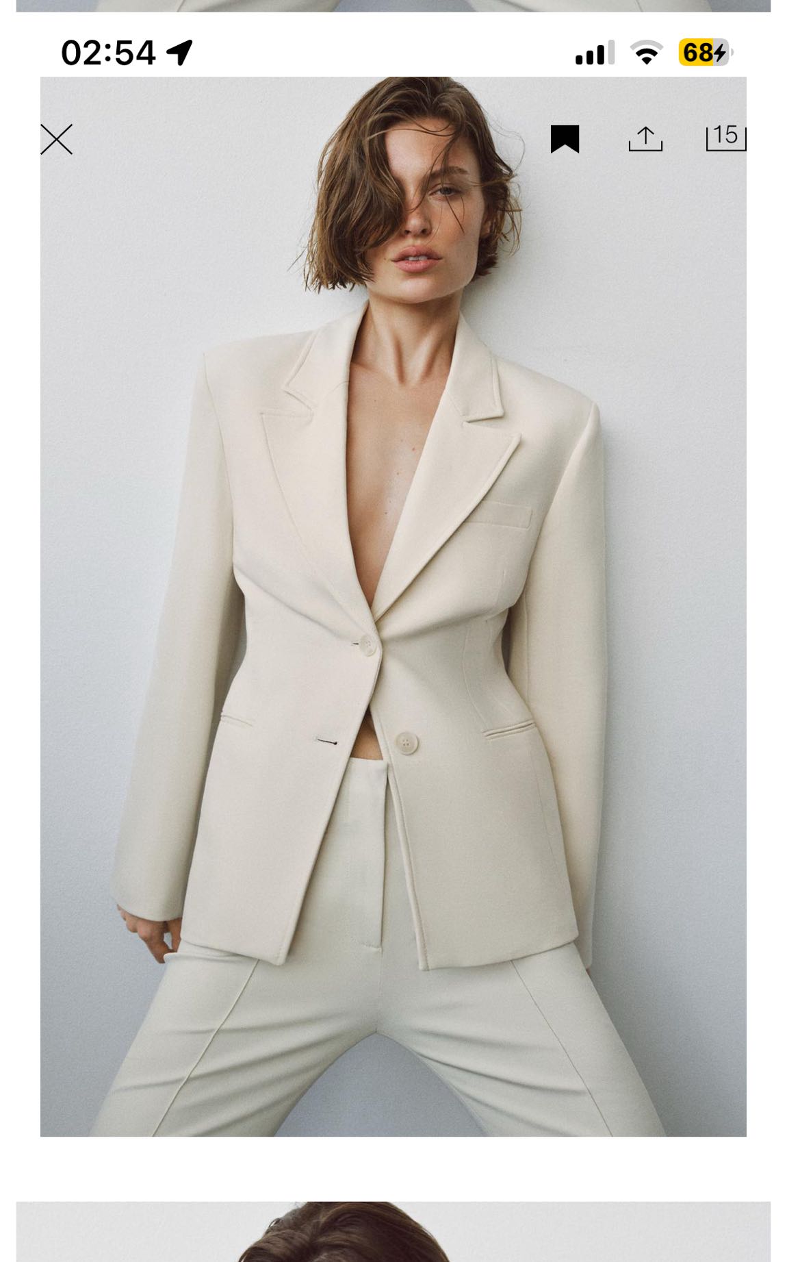 Zara vücuda oturan blazer — görsel 4/12