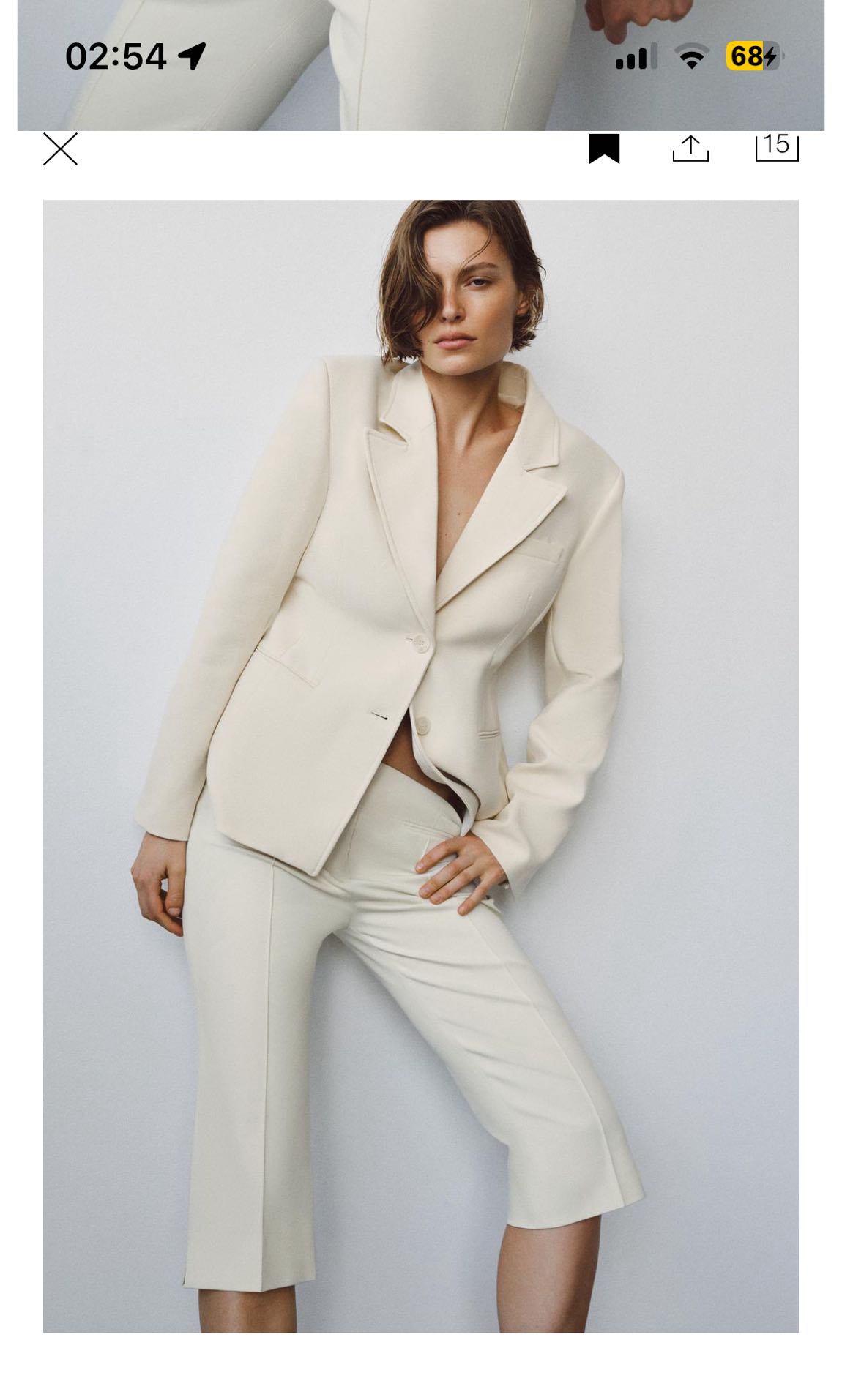 Zara vücuda oturan blazer — görsel 6/12