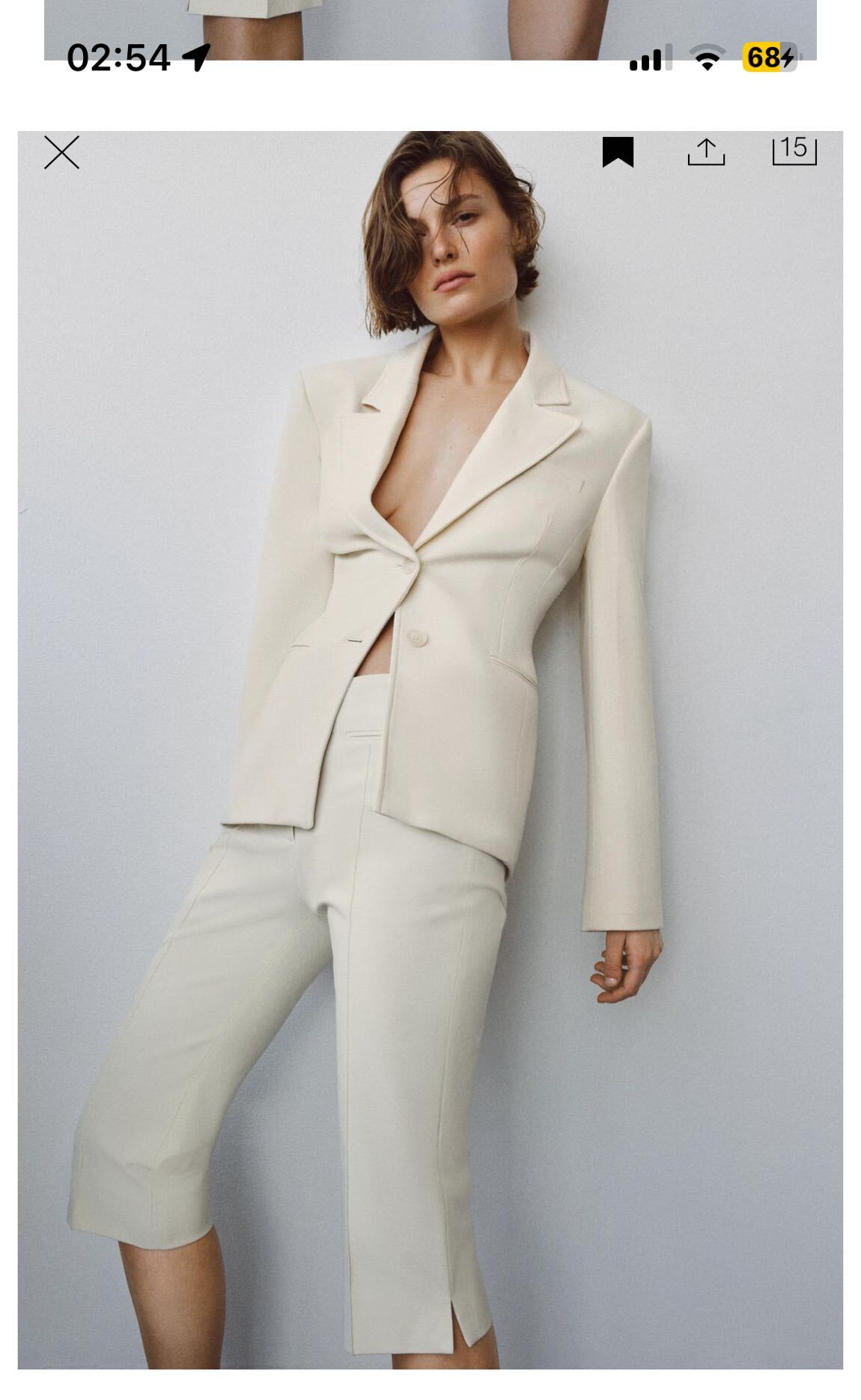 Zara vücuda oturan blazer — görsel 7/12
