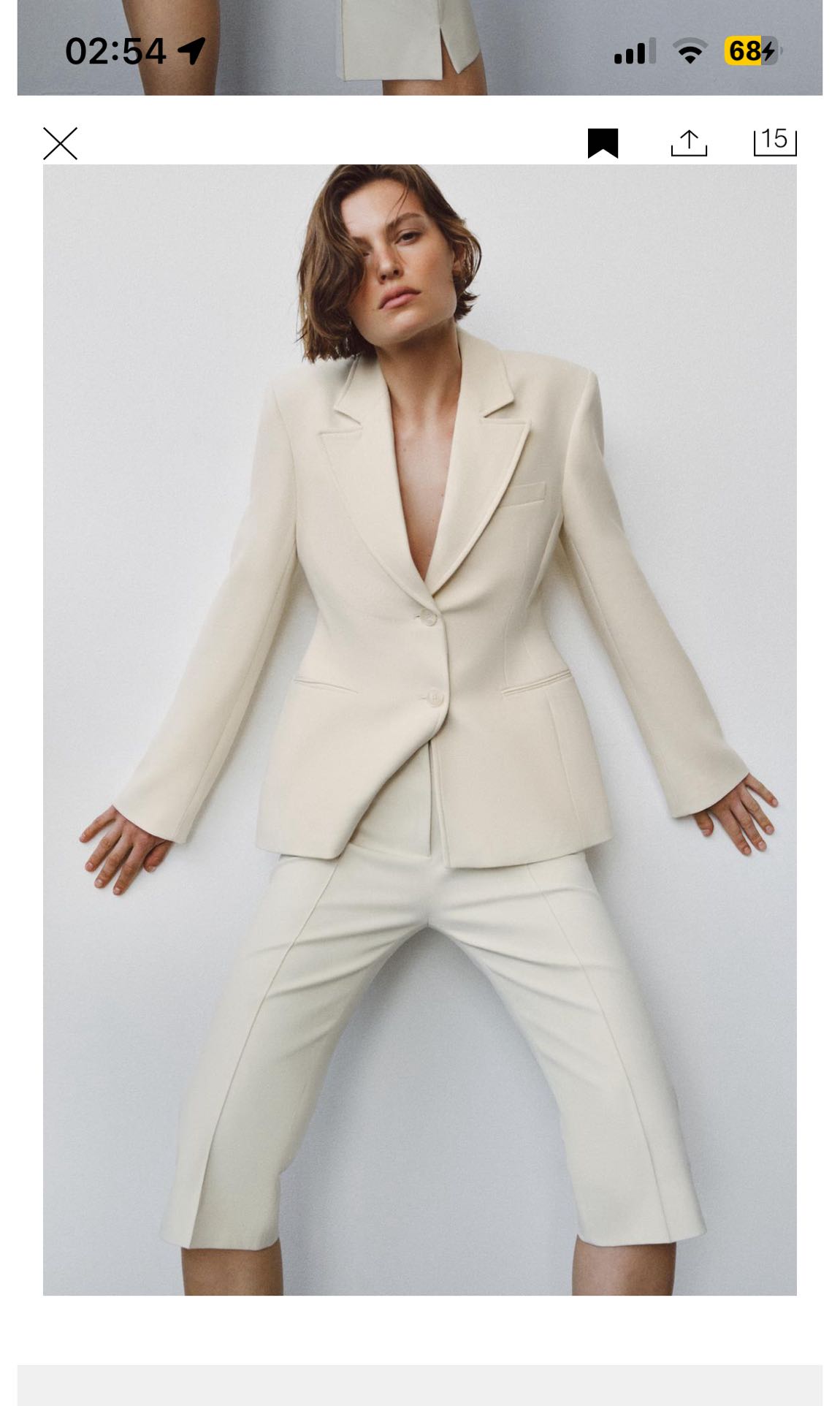 Zara vücuda oturan blazer — görsel 8/12