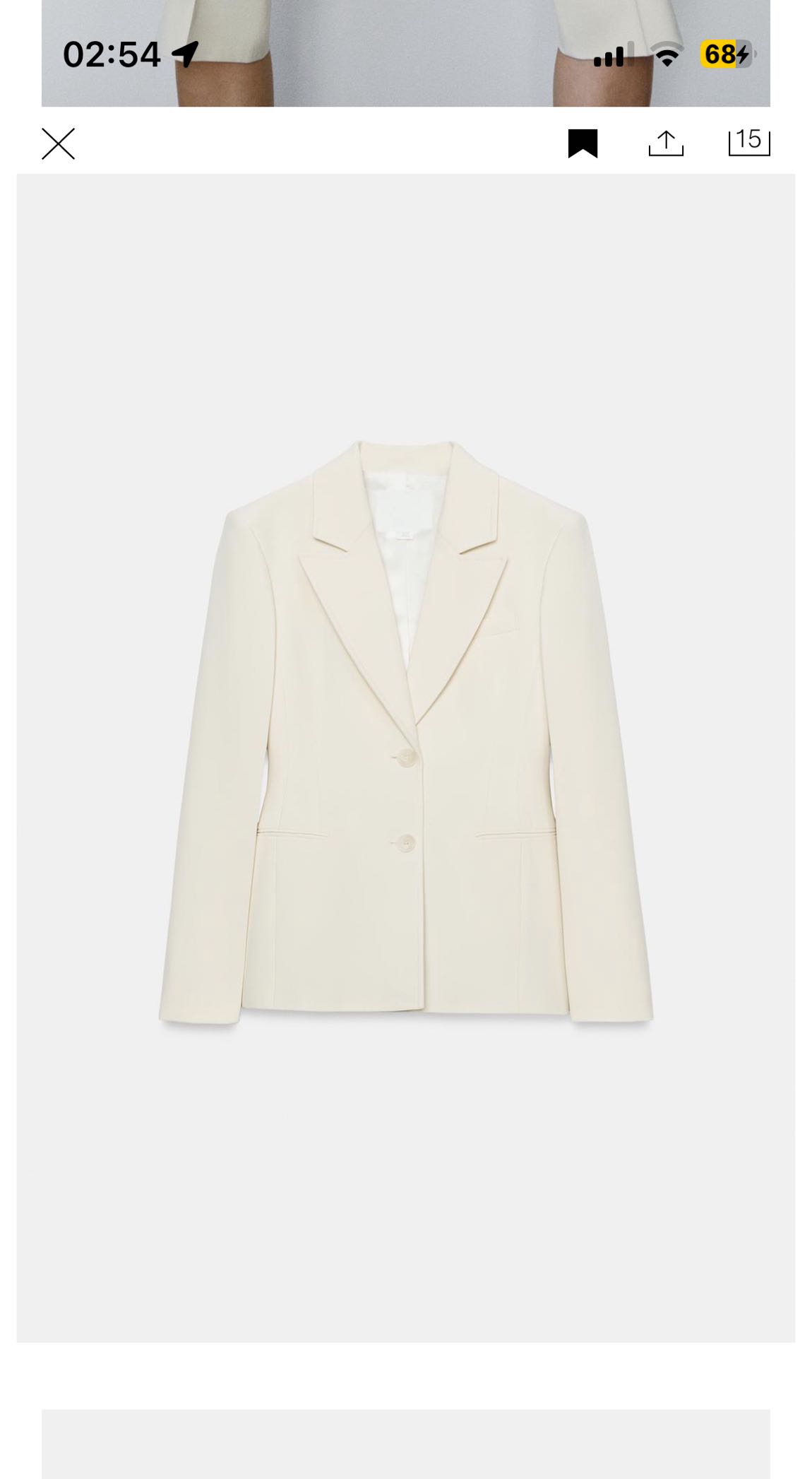 Zara vücuda oturan blazer — görsel 9/12