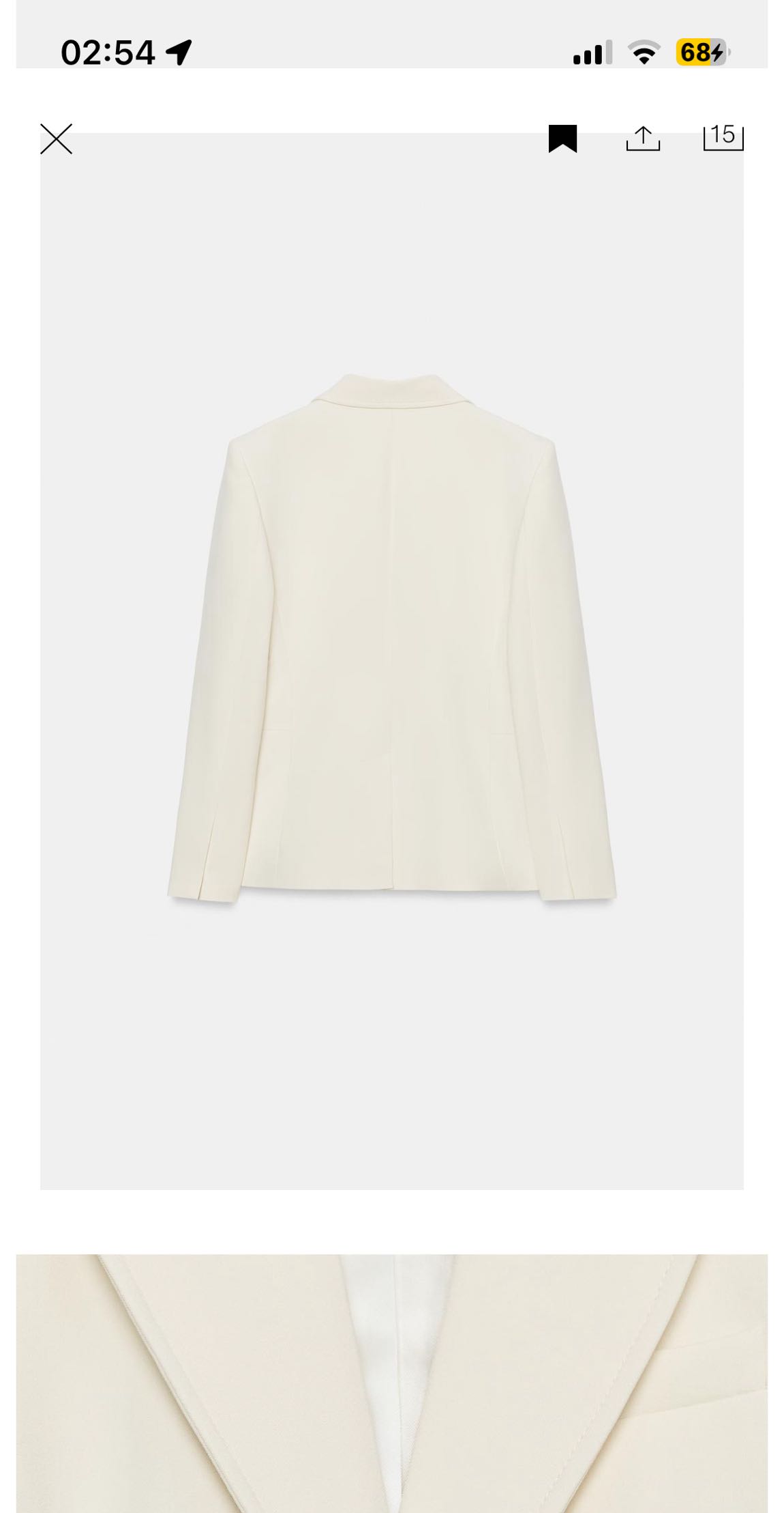 Zara vücuda oturan blazer — görsel 10/12