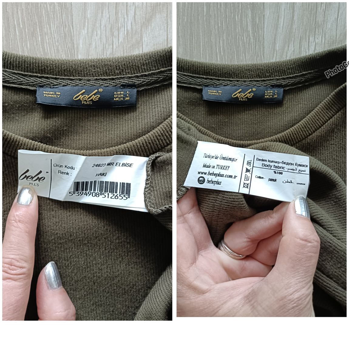 Bebe Haki Günlük Elbise — görsel 6/8