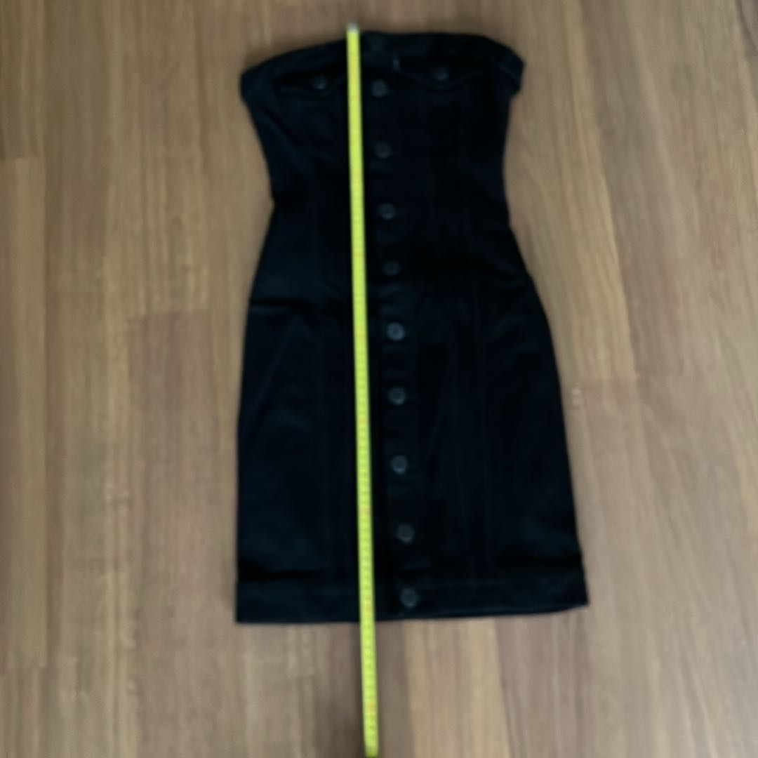 Levi’s Siyah Düğmeli Kısa jean Elbise — görsel 6/8
