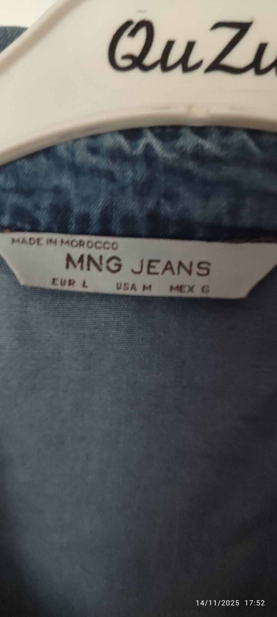 mango jeans gömlek elbise — görsel 2/5