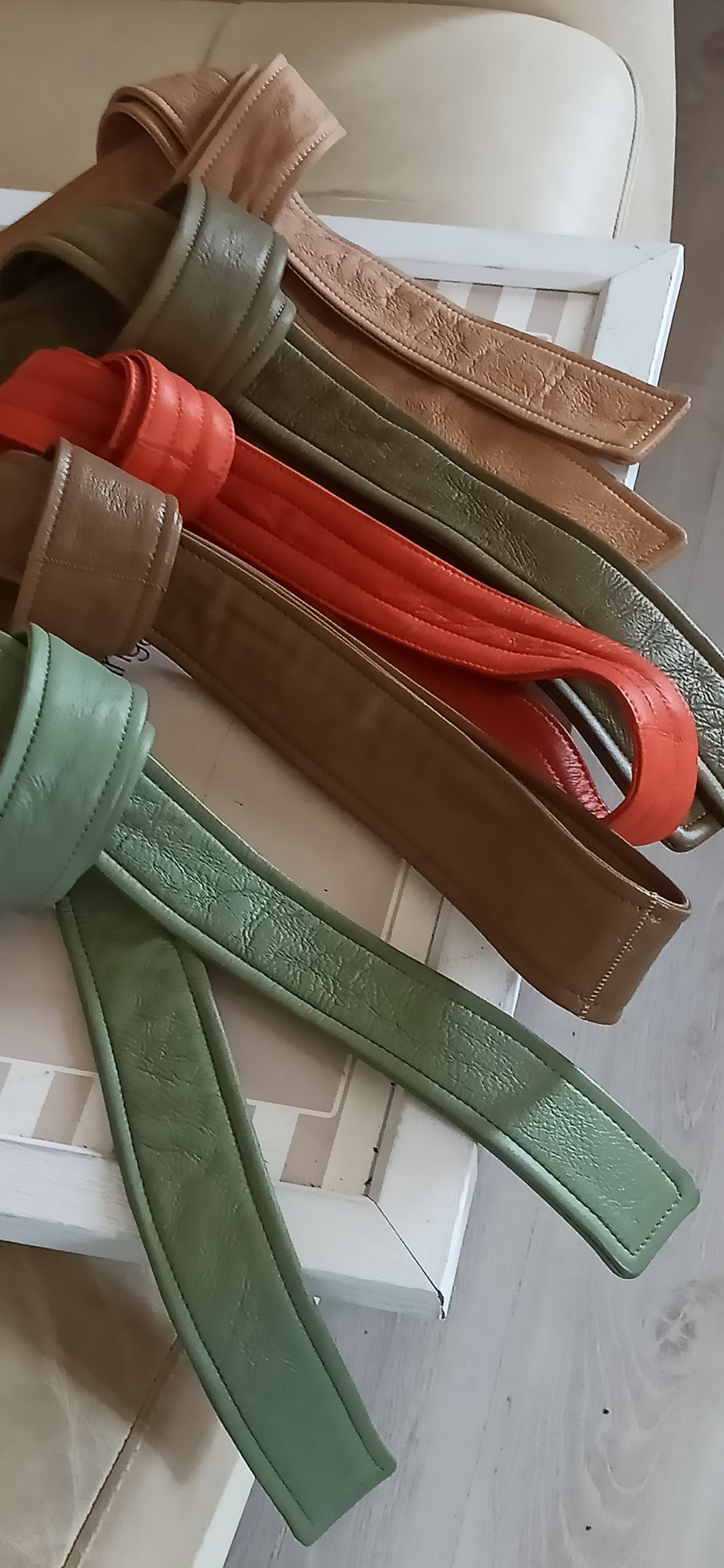 Lambskin Napa Obi Kemer 196 cm — görsel 3/9