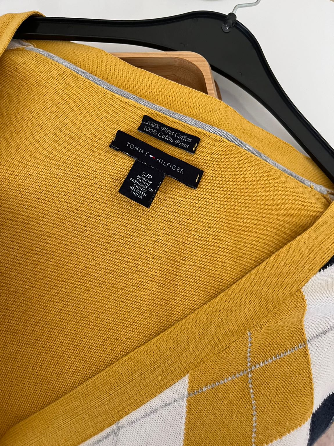 Tommy Hilfiger Sarı BaklavaDesenli Hırka — görsel 5/6