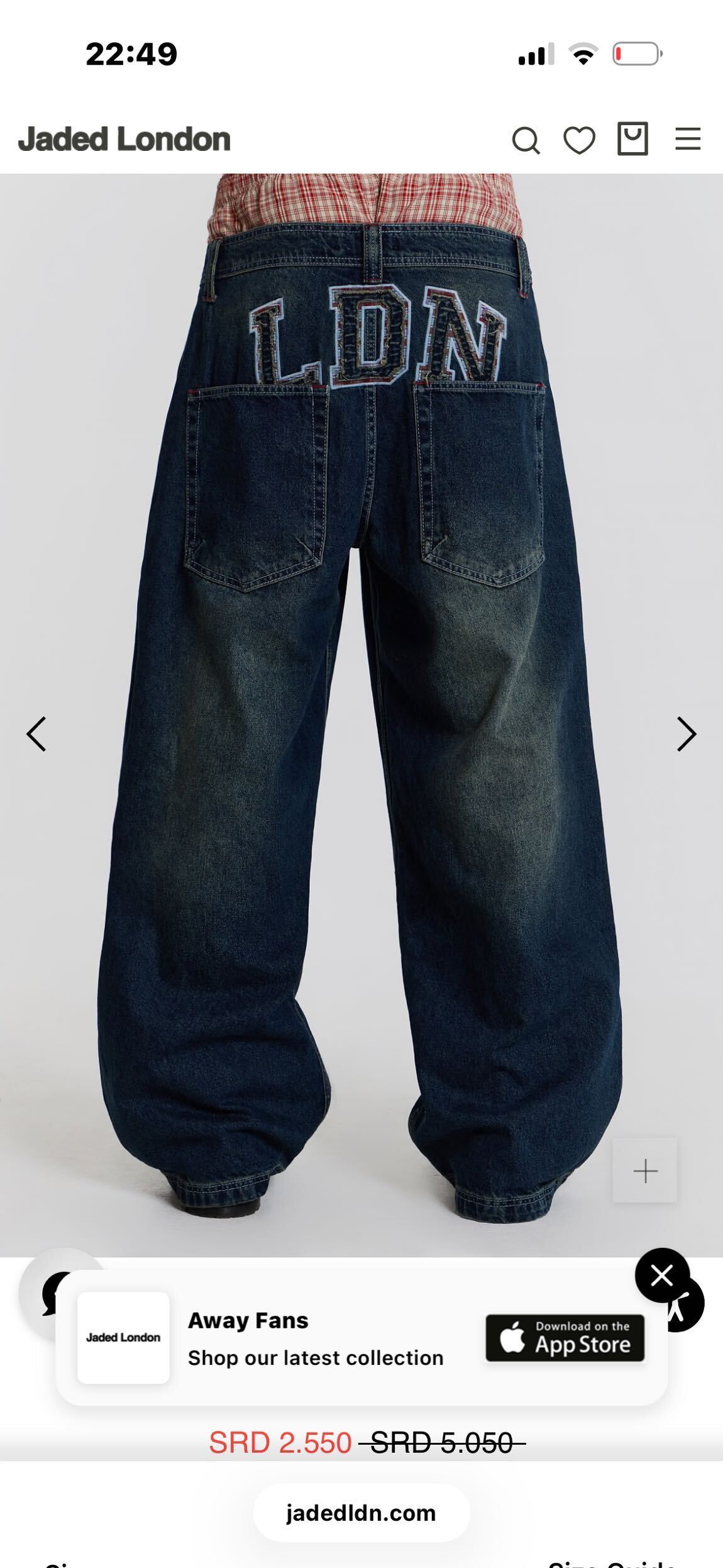 Jaded London Jean — görsel 2/5