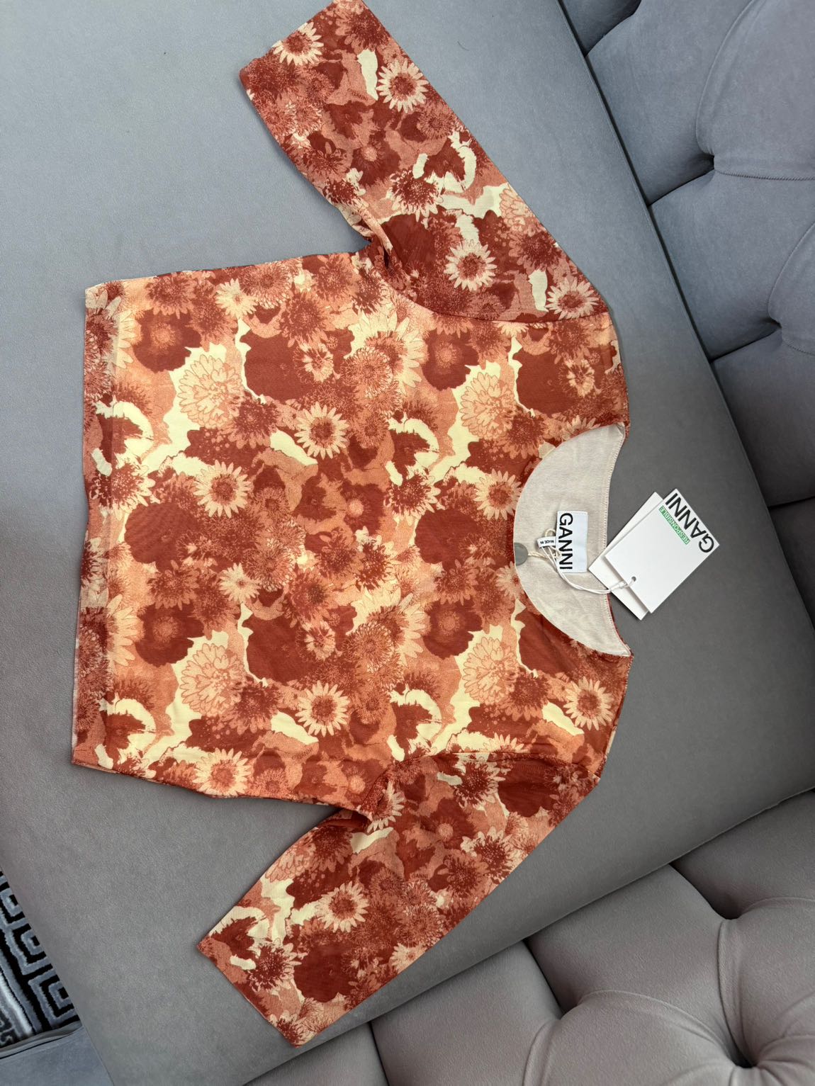 Orijinal GANNI Crop Top — görsel 3/8
