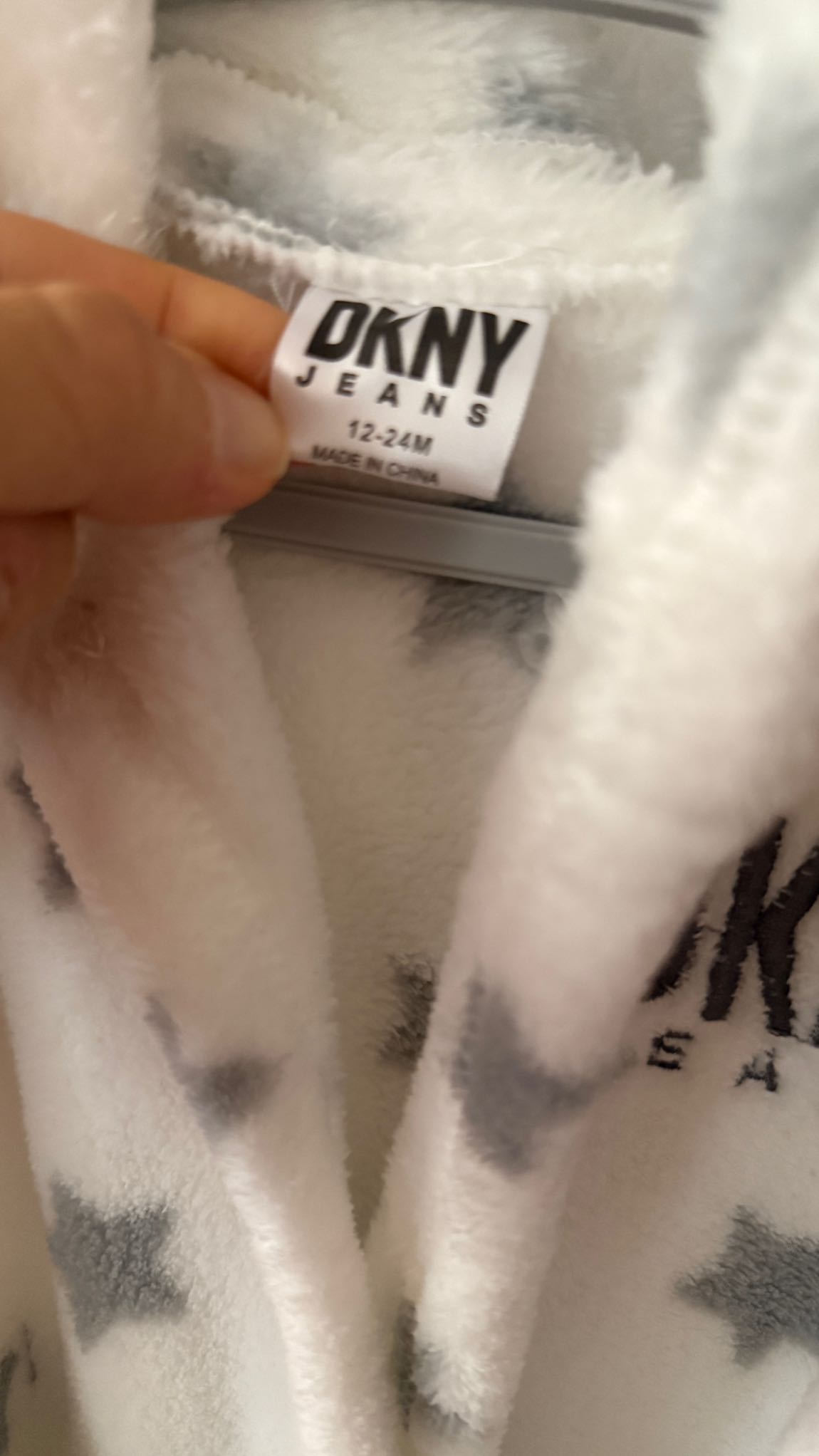 DKNY Jean Polar Bornoz Yıldız Desenli Be — görsel 2/3