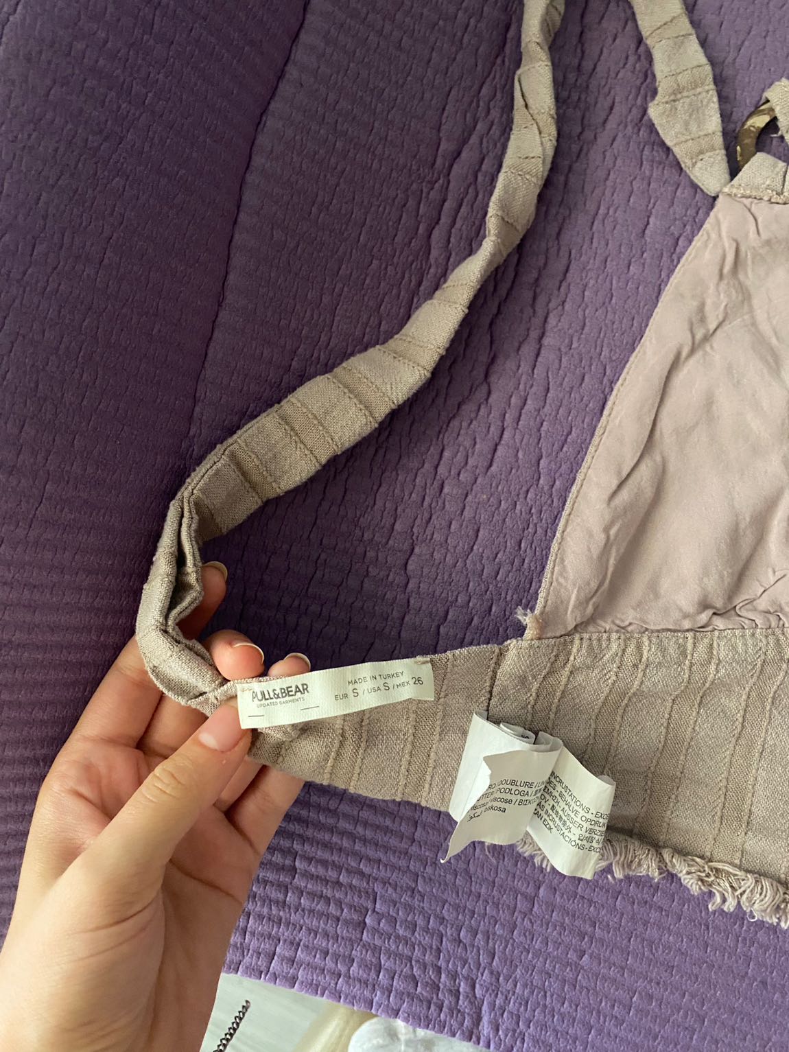 Pull and Bear Halter Yaka Bluz — görsel 3/3