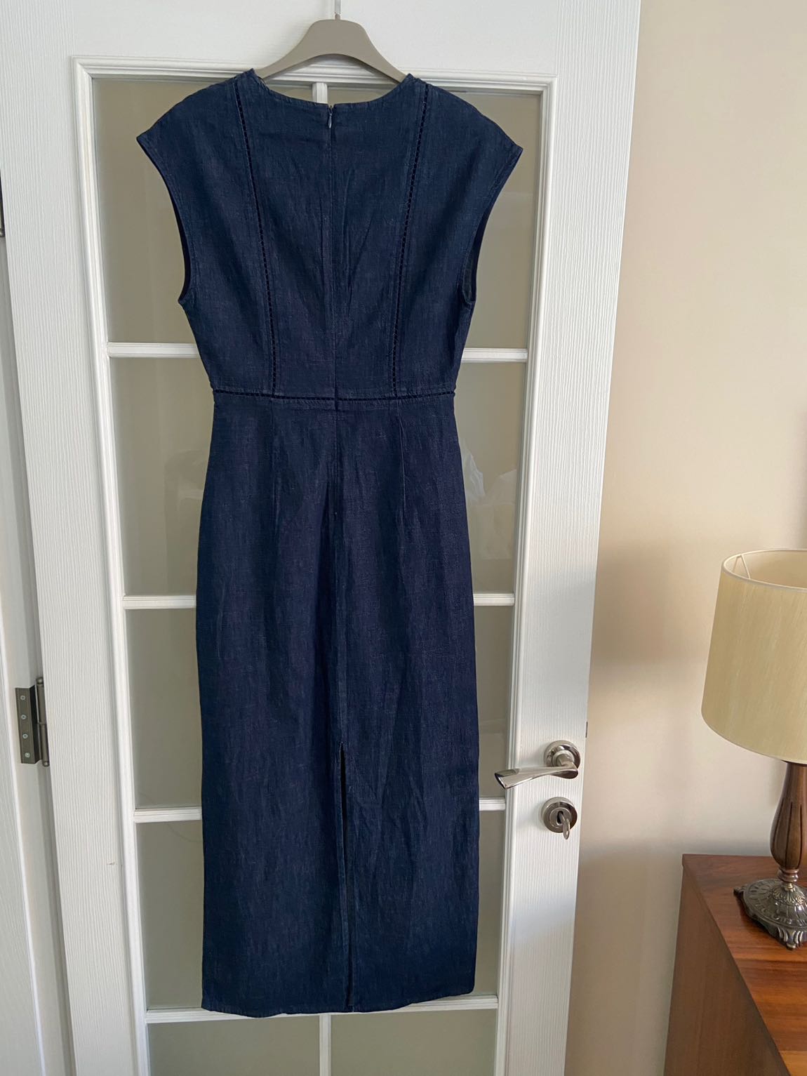 Zara Mavi Denim Elbise — görsel 10/10