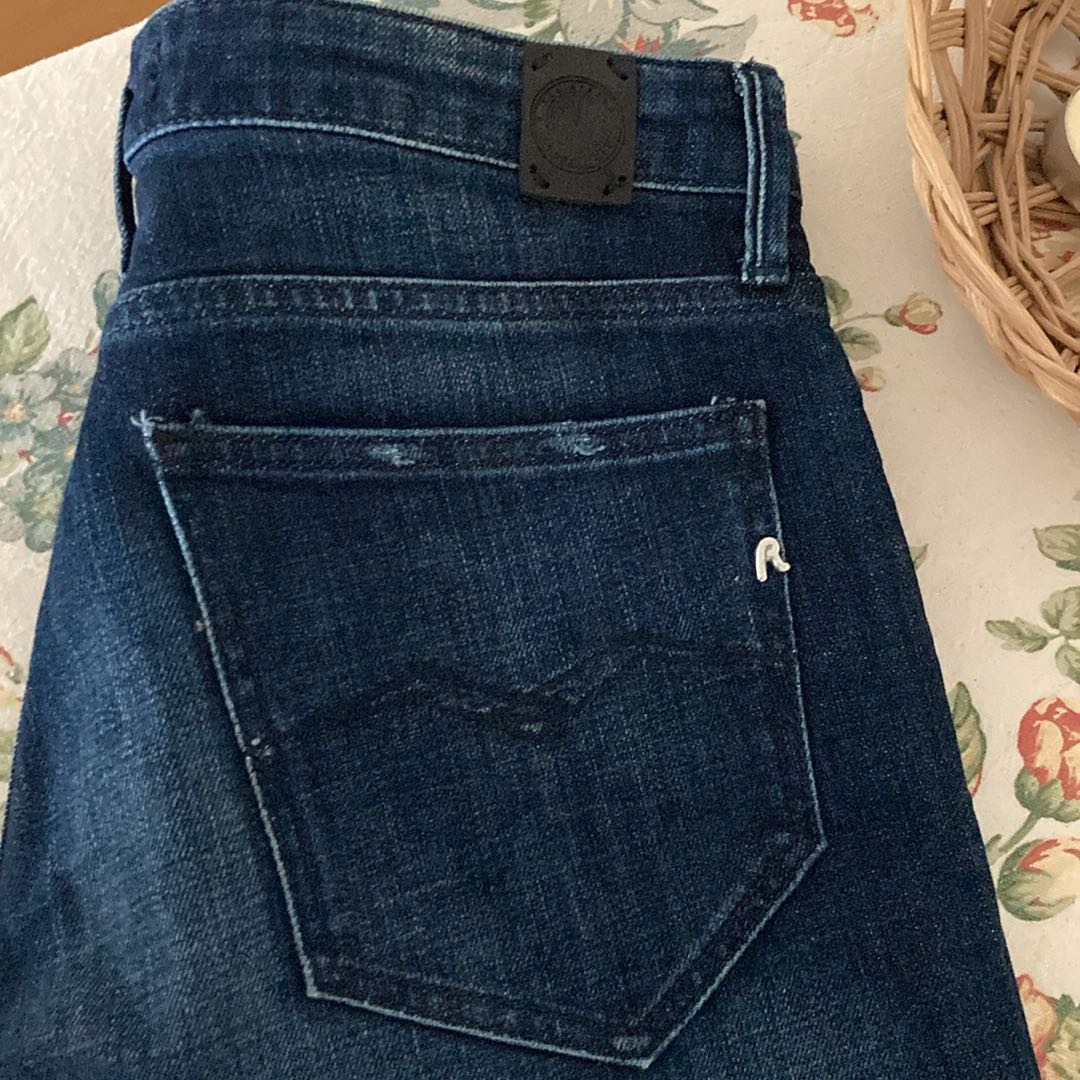 Koyu Mavi Düz Kesim Kot Pantolon — görsel 16/17