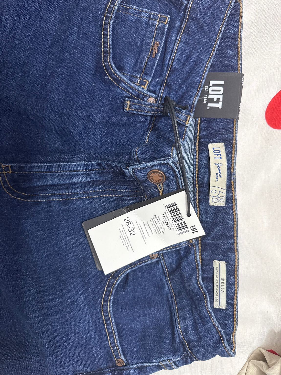 Loft Geniş Paça Jean Pantolon — görsel 3/3