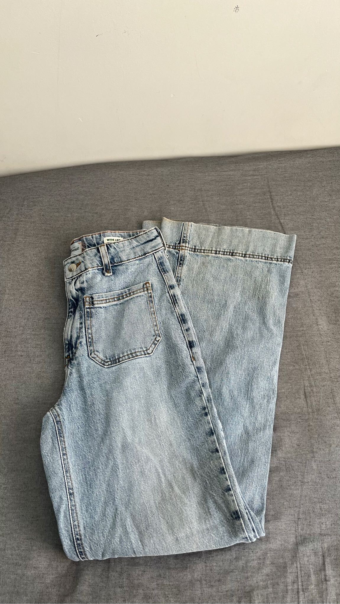 River Island Geniş Paça Jean Pantolon — görsel 10/13