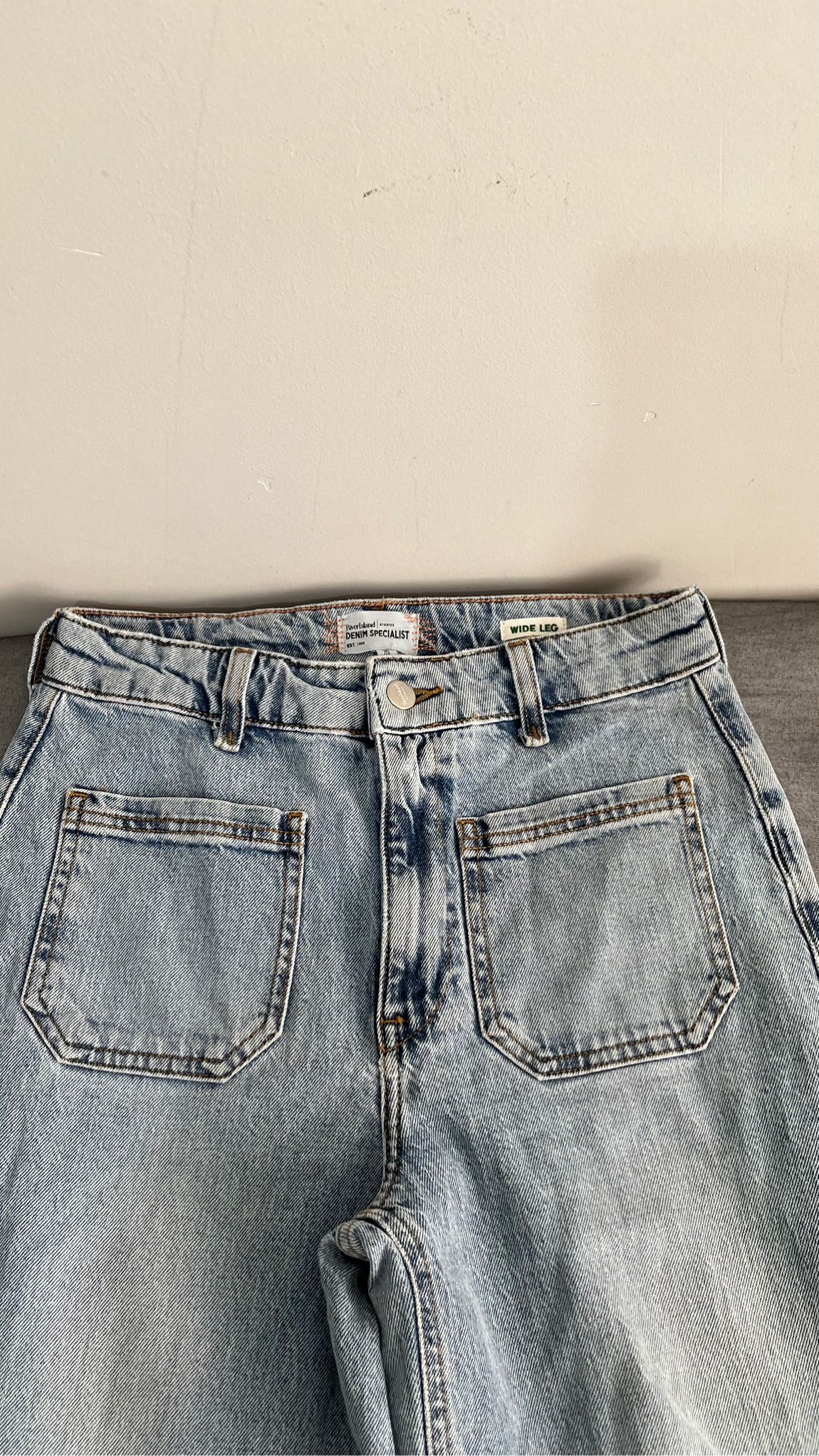 River Island Geniş Paça Jean Pantolon — görsel 6/13