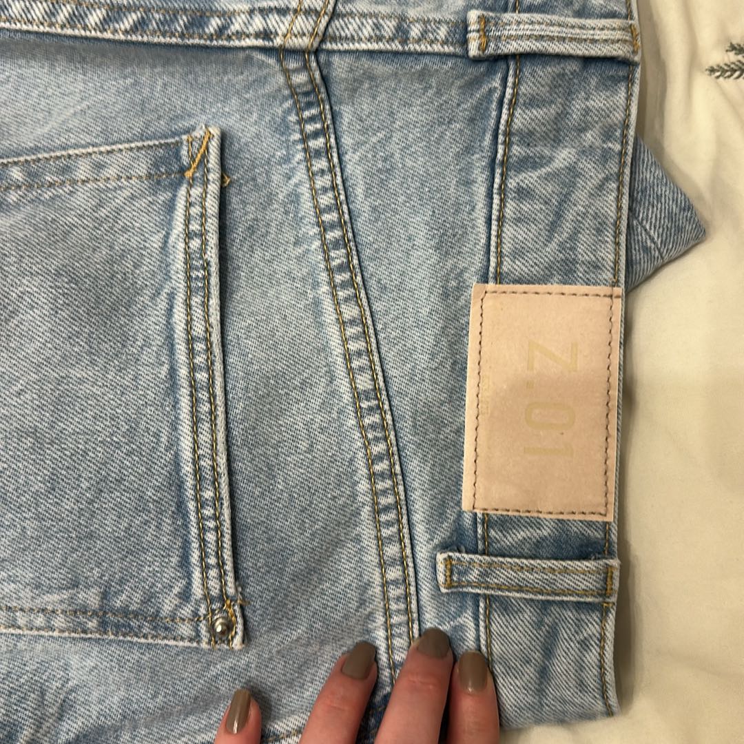 Açık Mavi Mom Fit Yüksek Bel Jean Pantol — görsel 4/5