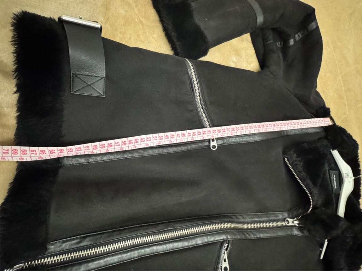 Pull & Bear Siyah Suni Deri  Detaylı — görsel 6/6