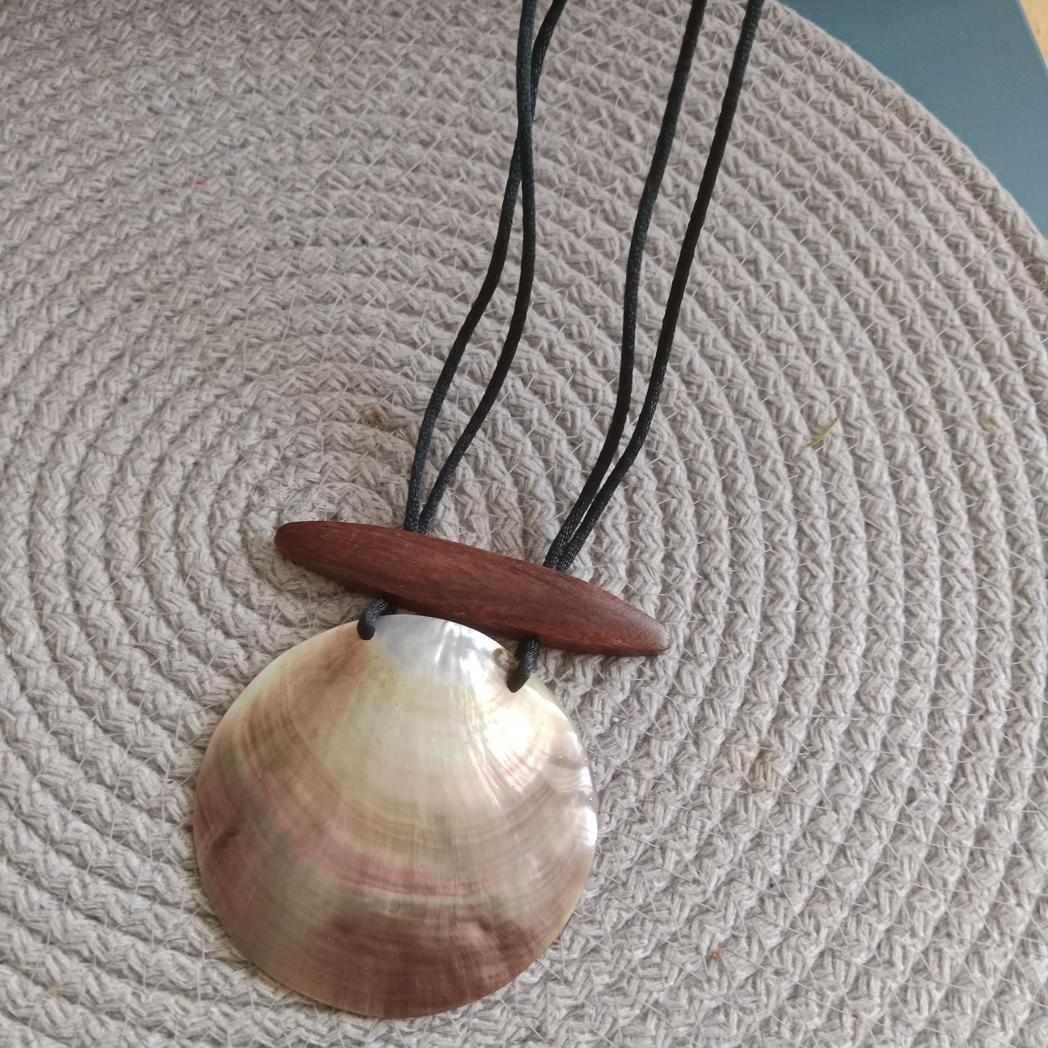 Gerda Lynggaard Vintage Sedef Kolye — görsel 4/8