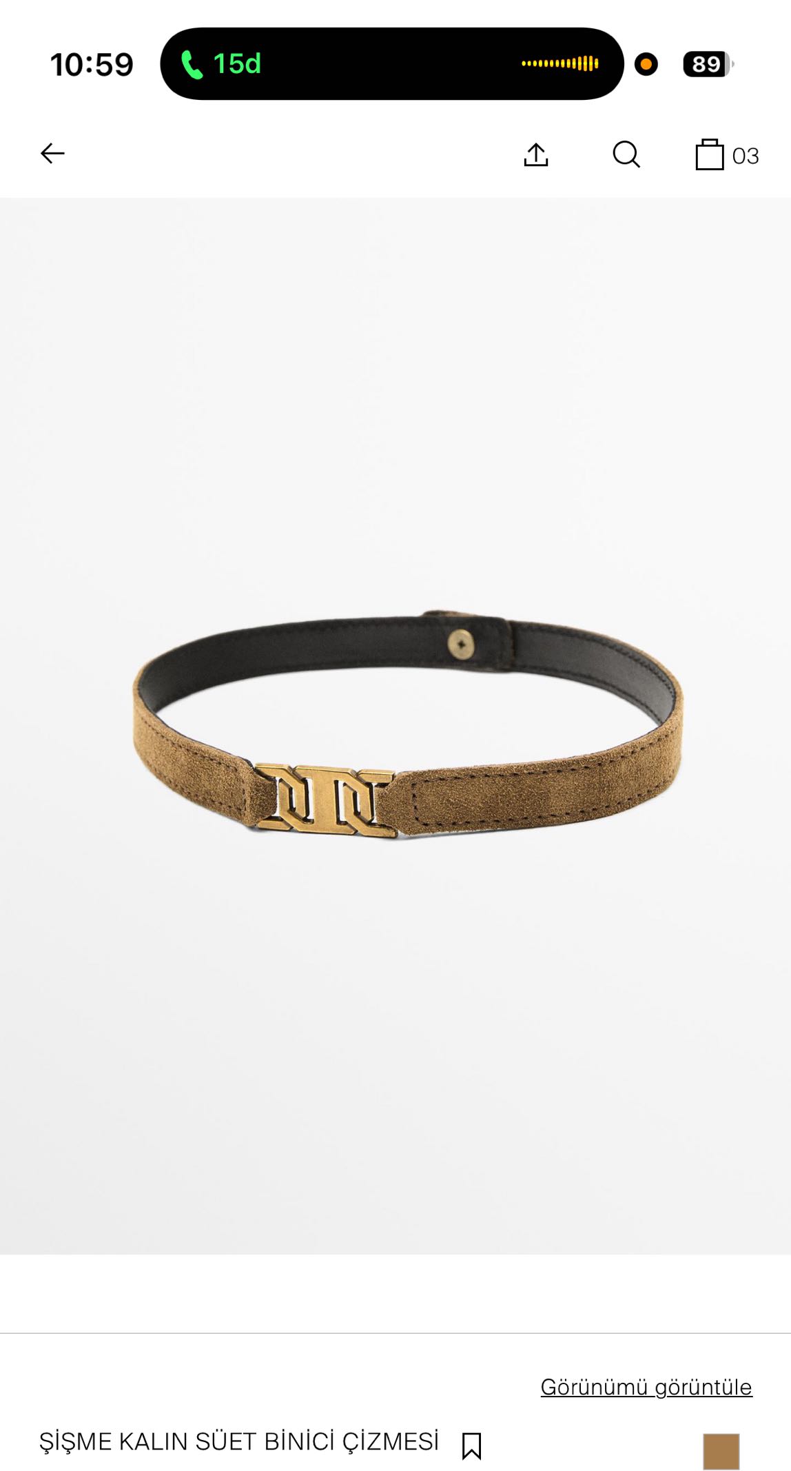 Massimo Dutti süet çizme — görsel 6/9