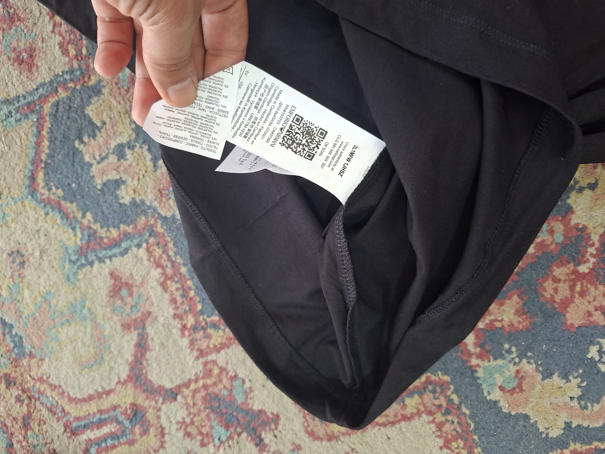 Emporio Armani Siyah Tişört — görsel 5/5