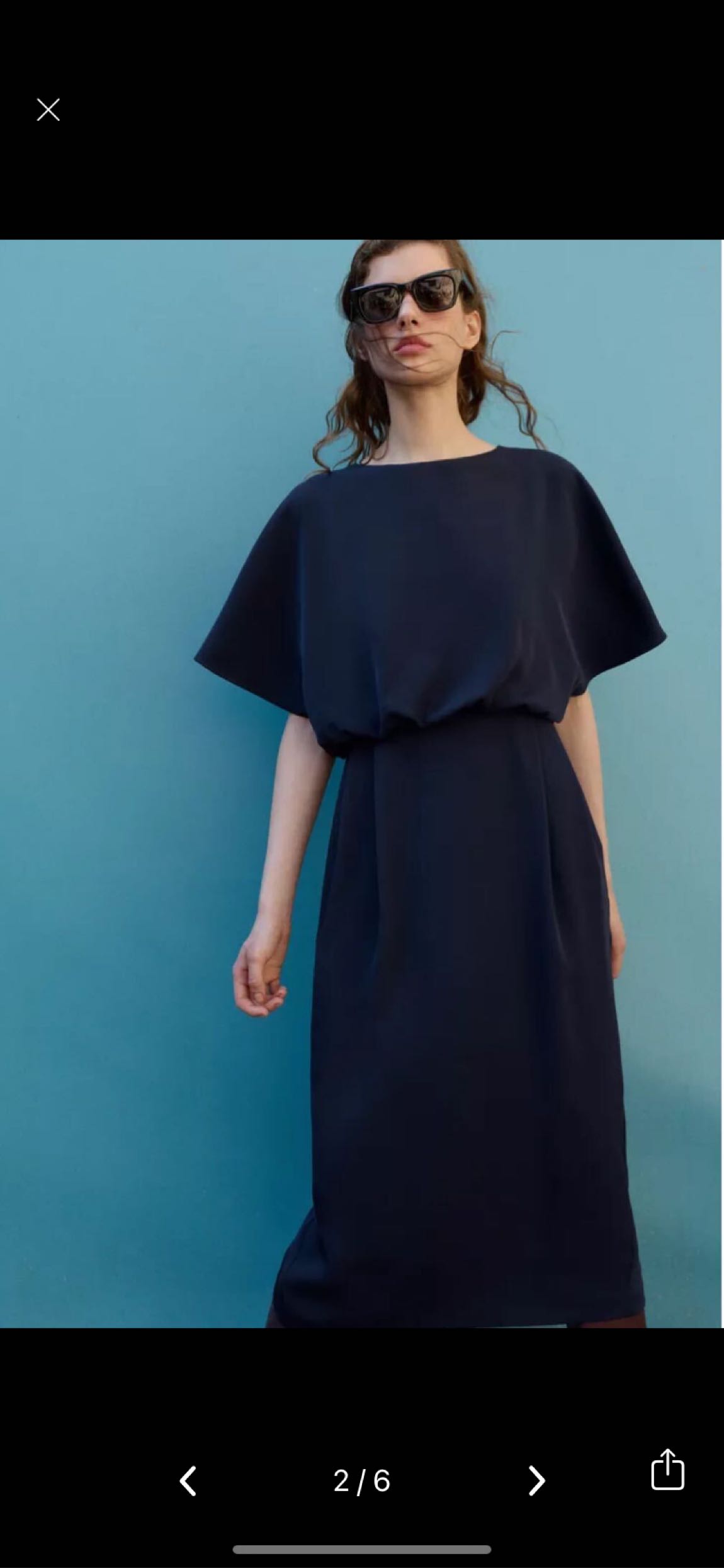 Zara midi elbise — görsel 2/8