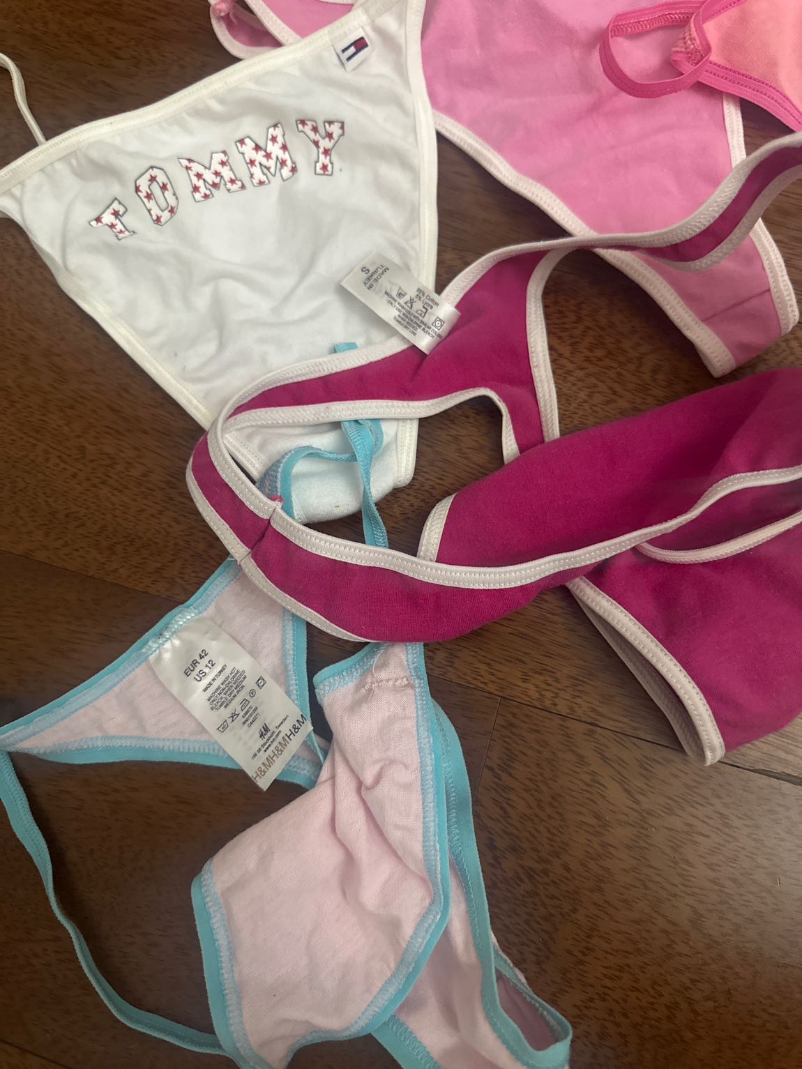Tommy Hilfiger Külot Seti Pembe ve Beyaz — görsel 4/6