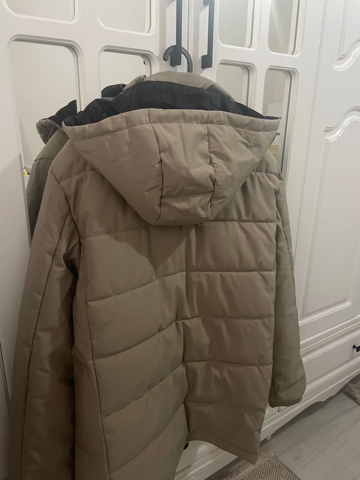 Fit Normal Kesim Dik Yaka Kapüşonlu Mont — görsel 5/8