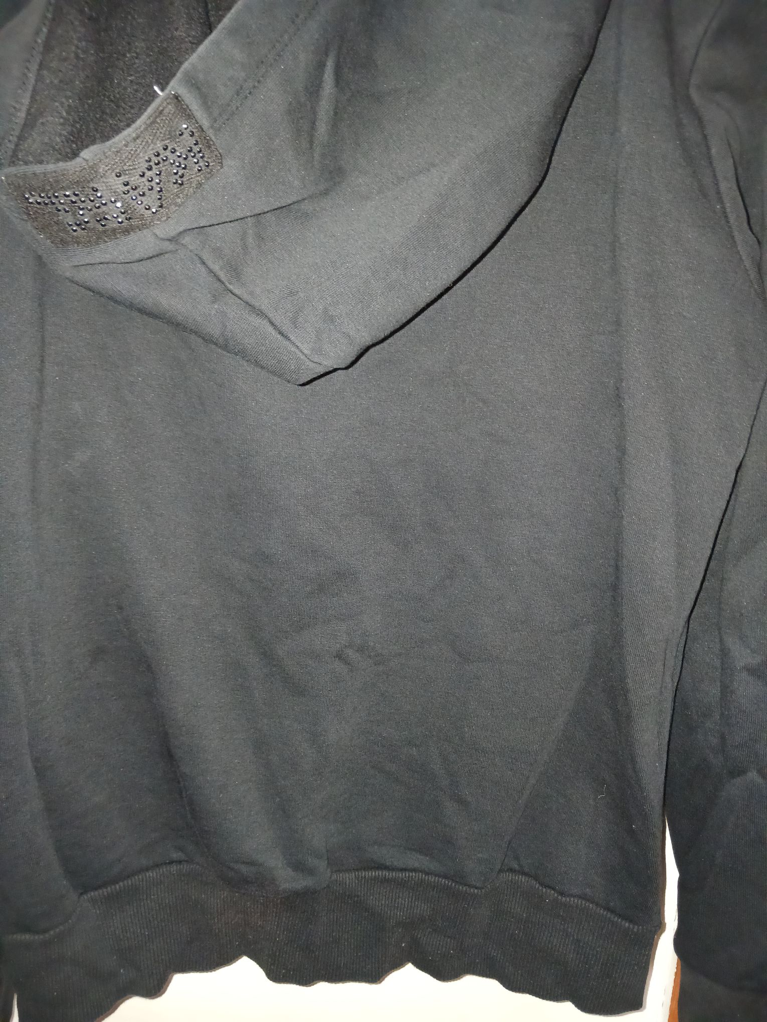 Siyah Fermuarlı Sweatshirt — görsel 6/6