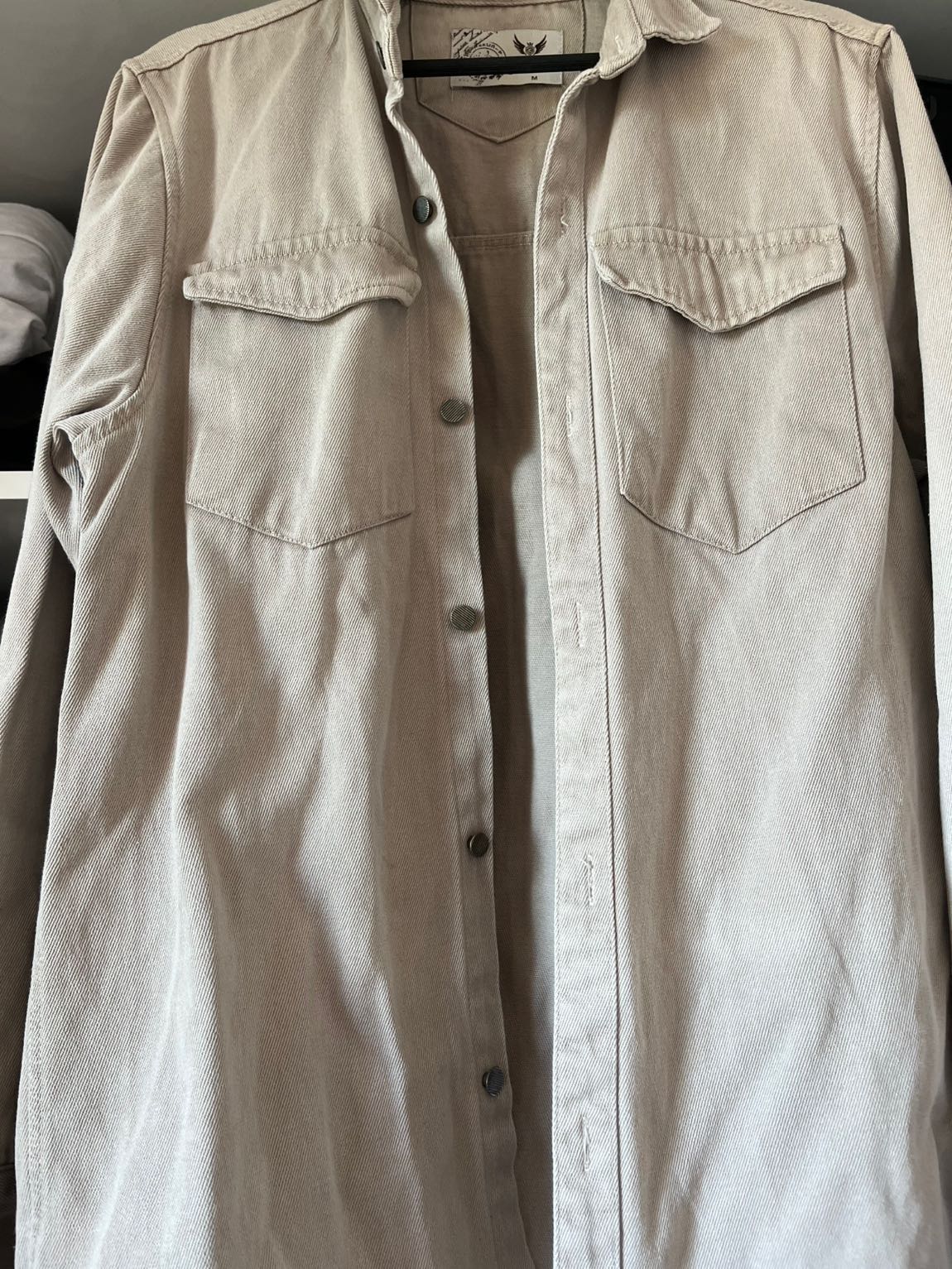 Cepli Erkek Denim Kot Gömlek — görsel 4/6