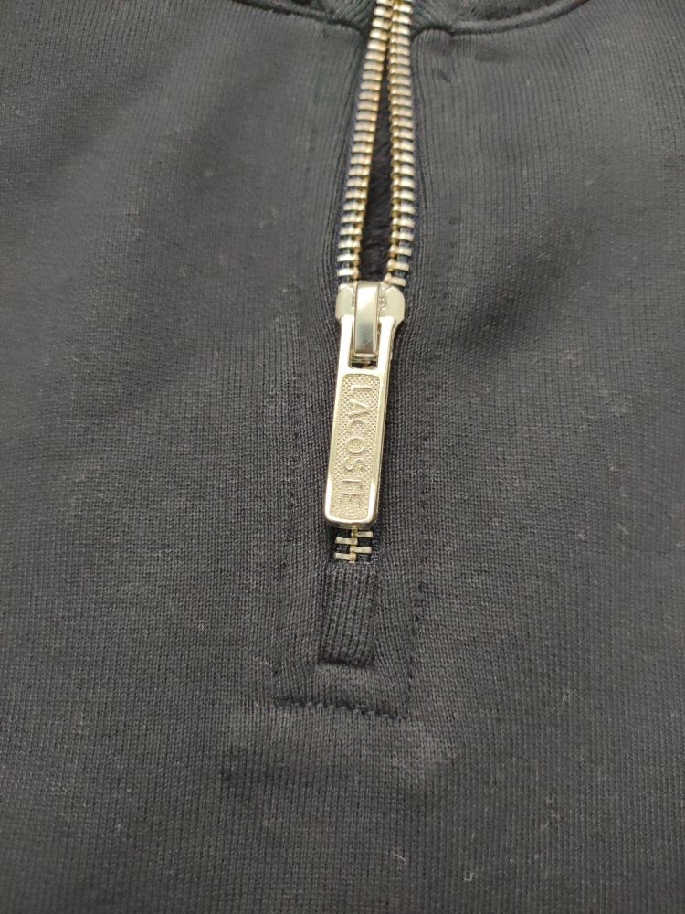 Lacoste fermuarlı defolu sweatshirt — görsel 3/8