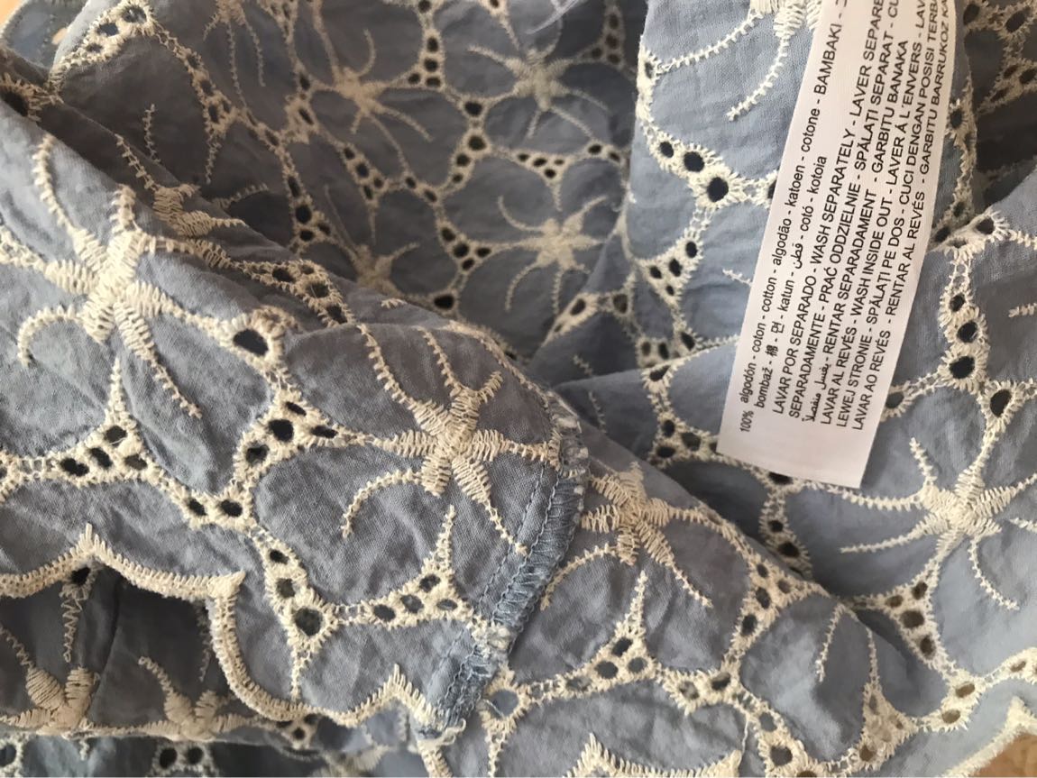 Zara güpür mini elbise — görsel 8/10