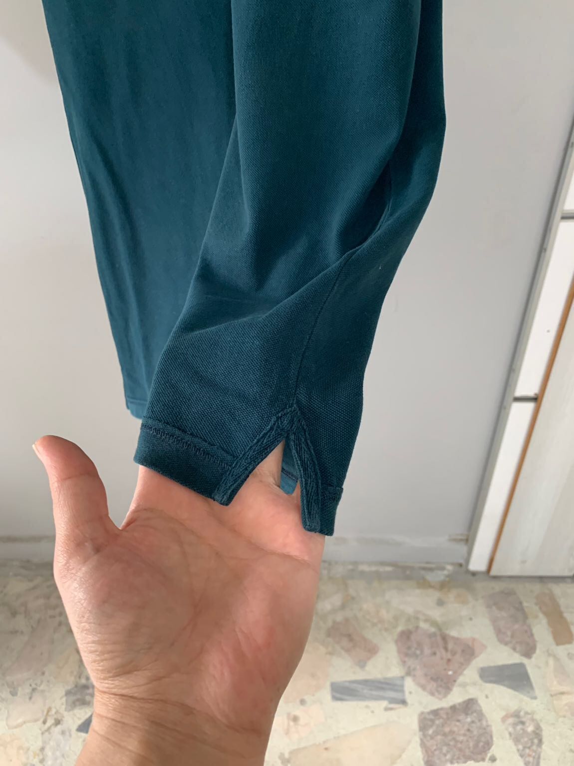 Koyu Yeşil Polo Yaka T-Shirt — görsel 3/4