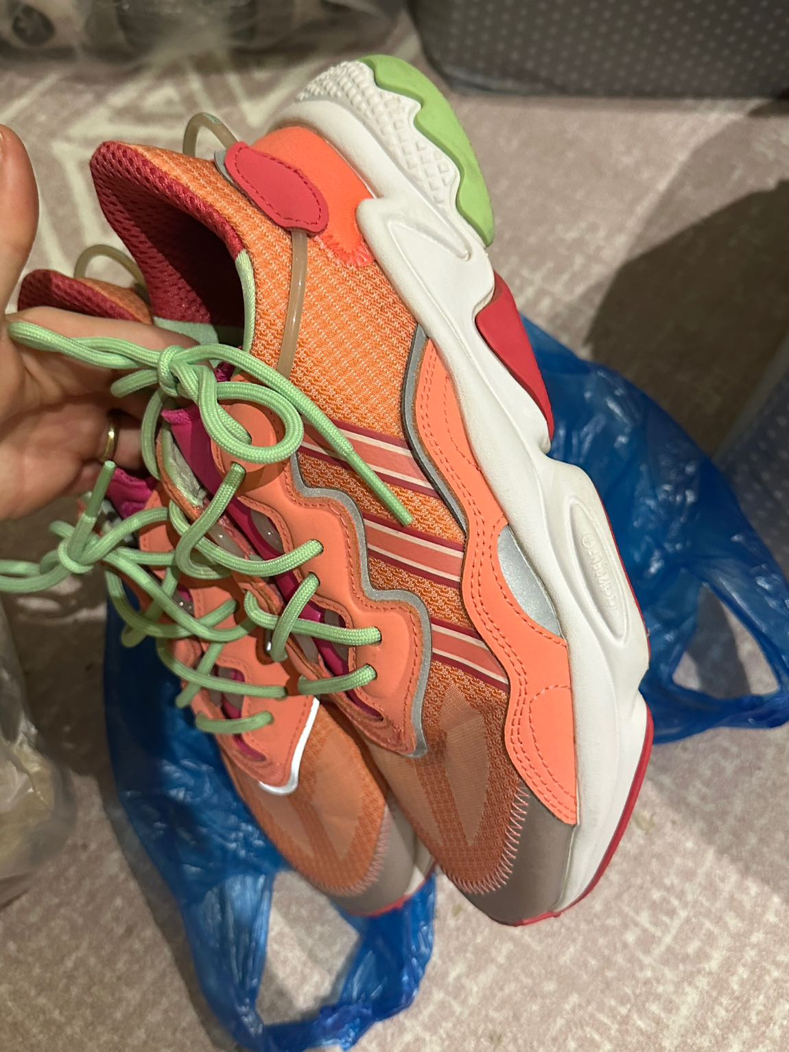 Adidas Ozweego Pembe Sneaker — görsel 3/9