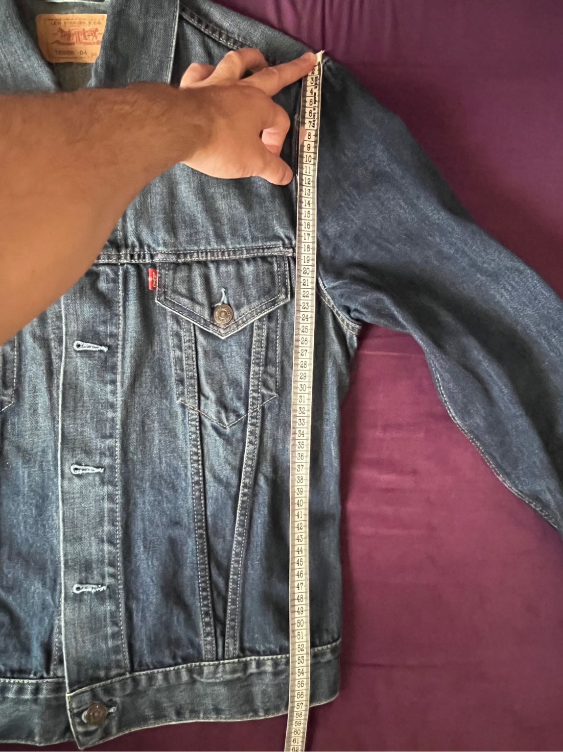 Levi’s cropped vintage kot ceket — görsel 7/8