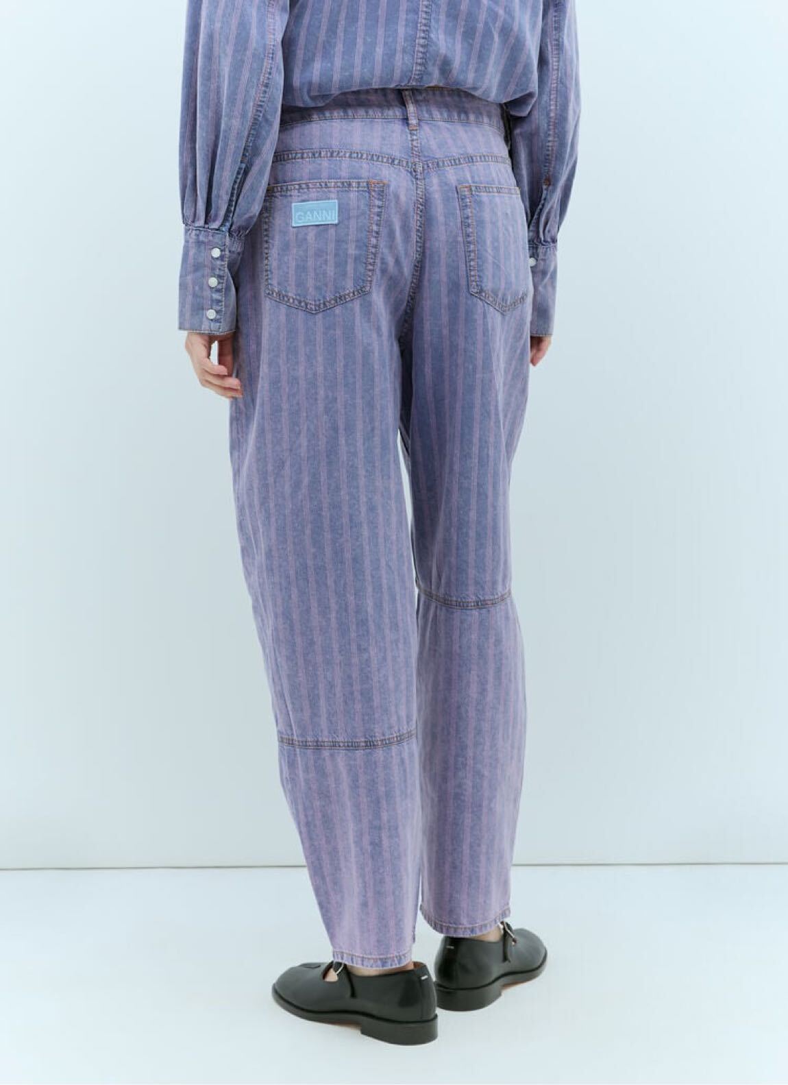 GANNİ LİGHT STRİPE JEANS — görsel 6/14