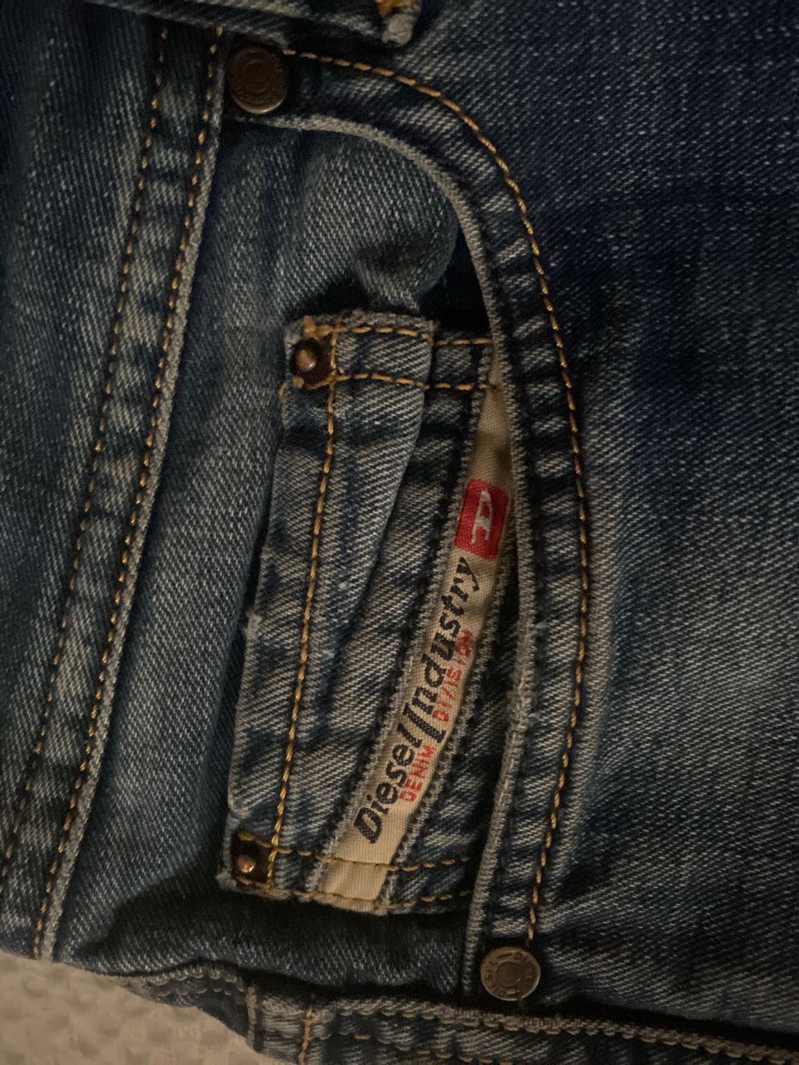 Vintage Diesel Lacivert Jean Pantolon — görsel 3/4