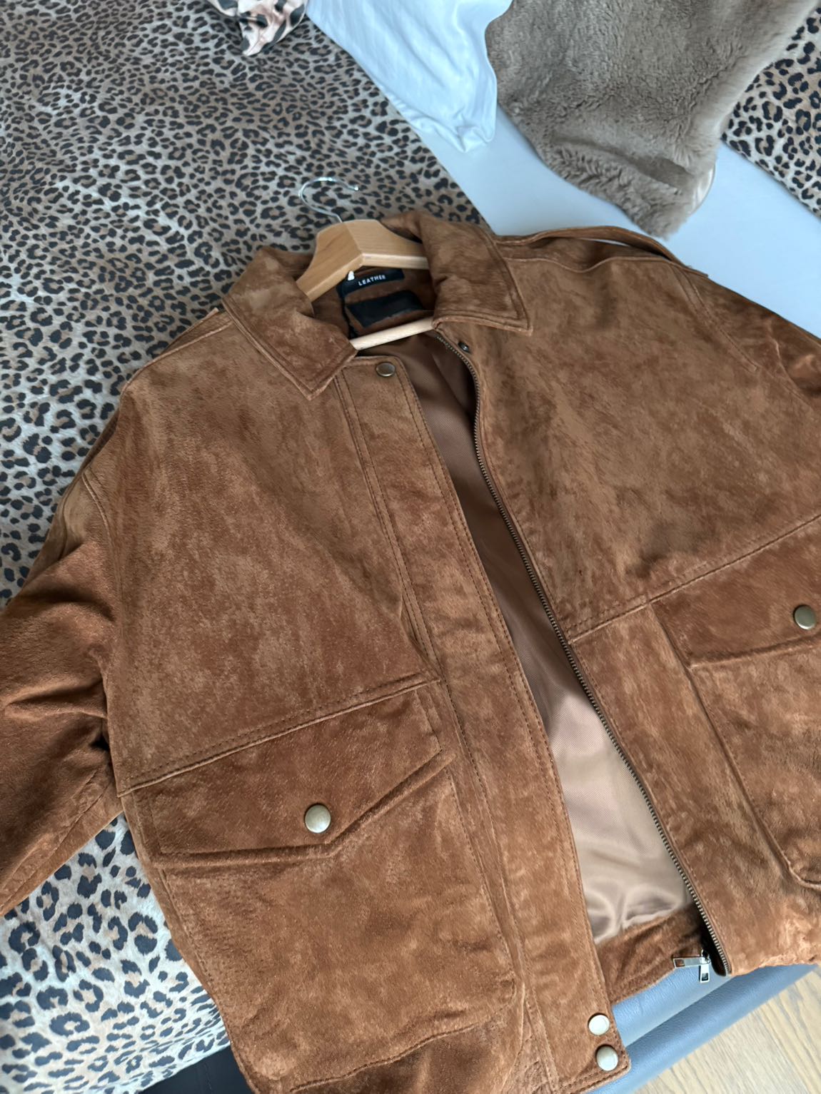Zara %100 deri bomber — görsel 2/7