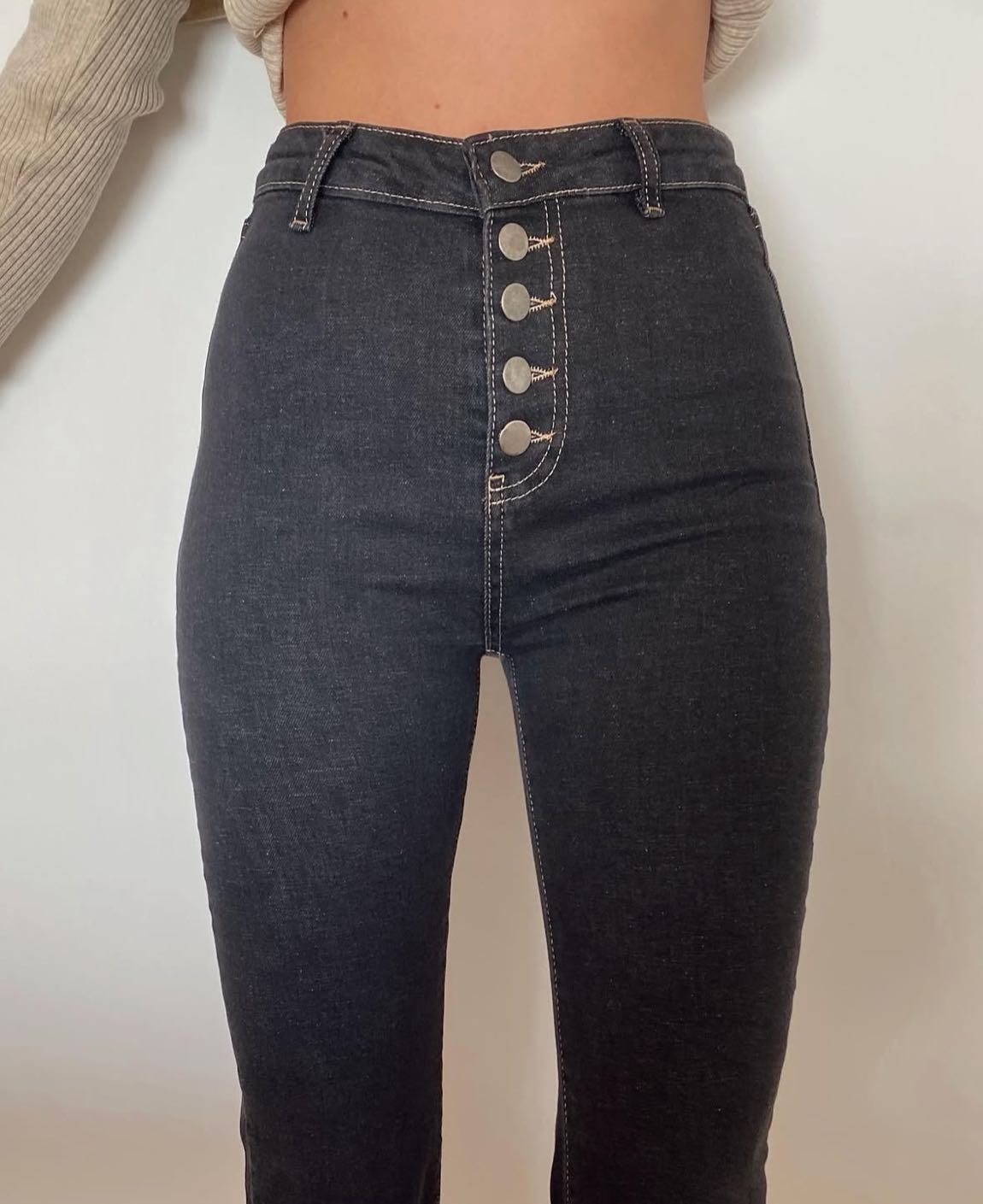 PRETTYLITTLETHING YUKSEK BEL JEAN — görsel 3/7